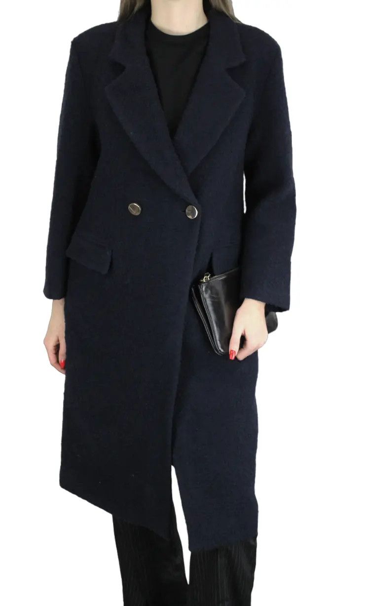 Sandro SANDRO For The Future Sergio Coat Women (EU) 40 Alpaca Wool Size L / US 10 / IT 46 - 1 Thumbnail