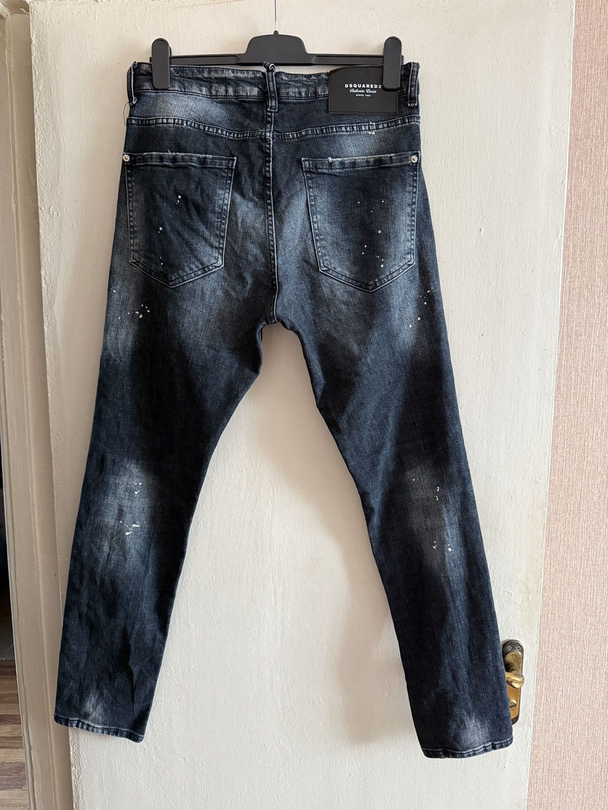 Dsquared2 Vintage Dsquared2 Jean Distressed Paint Splatter Denim Jeans Size US 32 / EU 48 - 9 Thumbnail