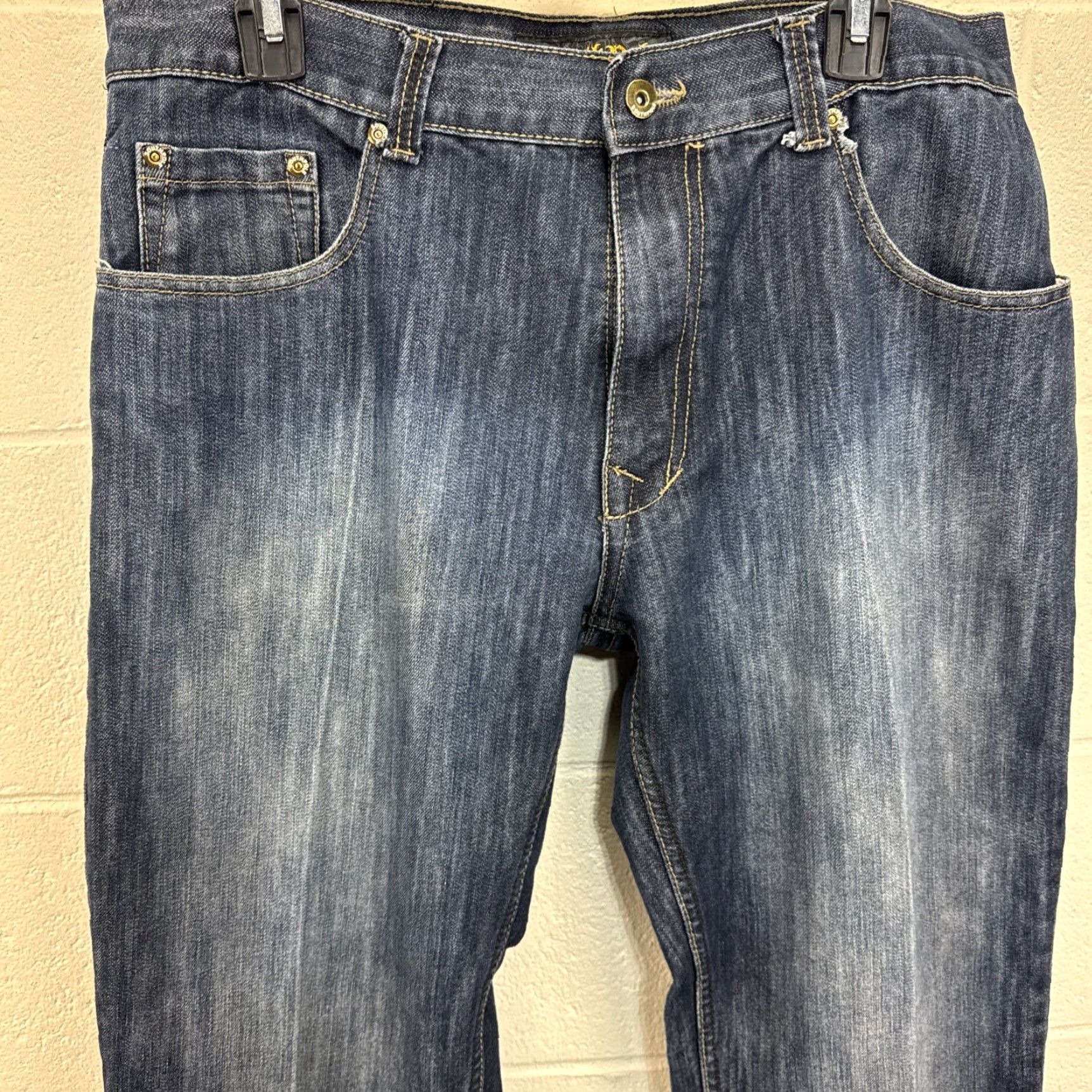 Southpole VINTAGE Southpole Jeans 34x32 Denim 5-Pocket Embroidered Baggy Y2K StreetWear Jeans Mens Size US 34 / EU 50 - 5 Thumbnail