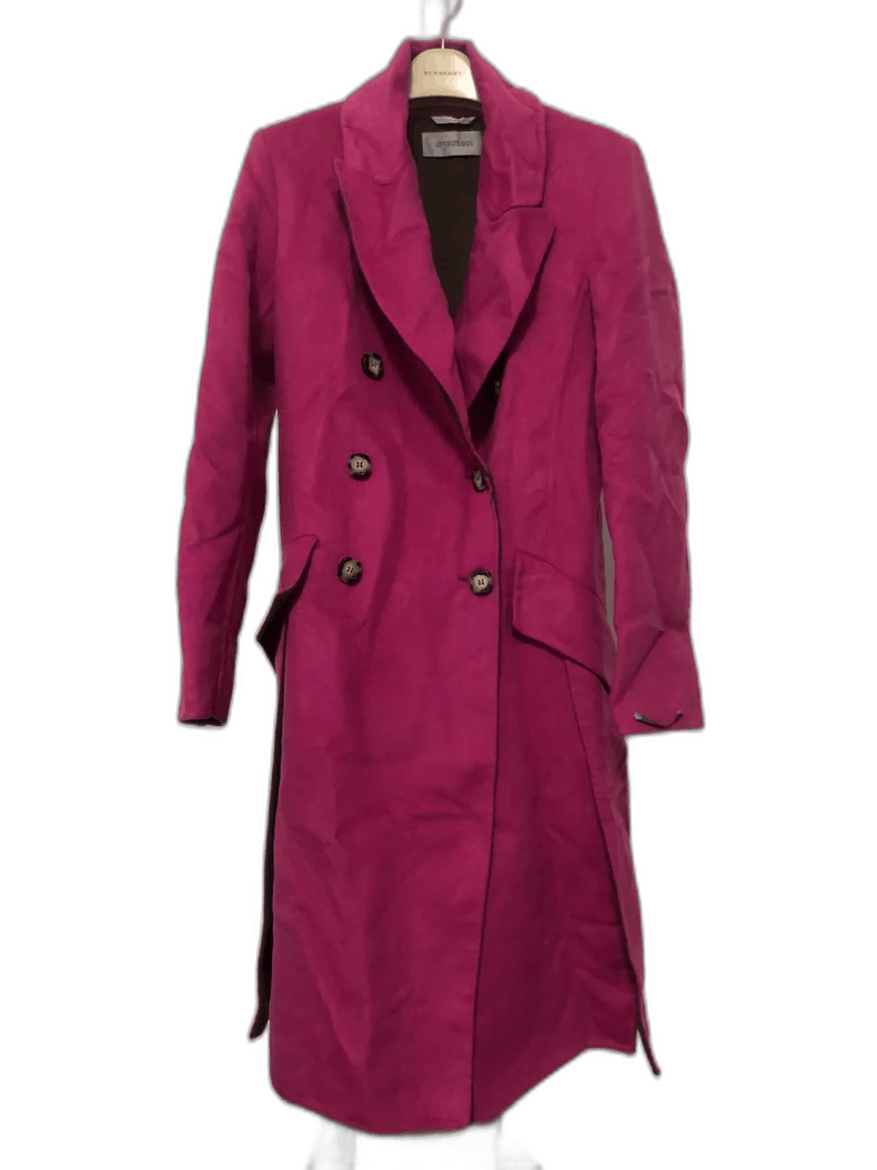 Sportmax Sportmax Wool Coat for Women, Magenta Color Size US M / EU 48-50 / 2 - 1 Thumbnail