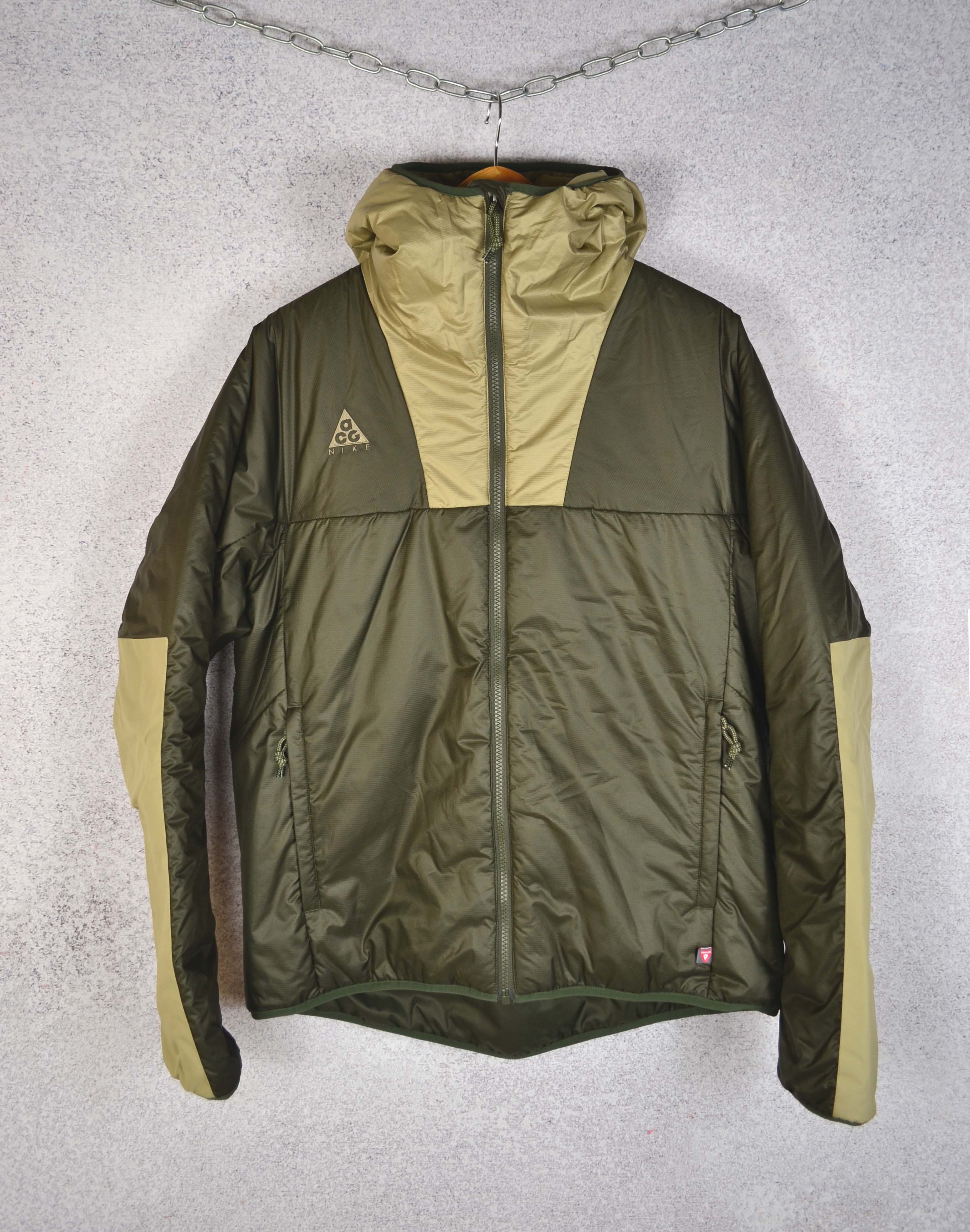 image of Nike Acg Primaloft Puffer Olive Jacket Size M, Men's