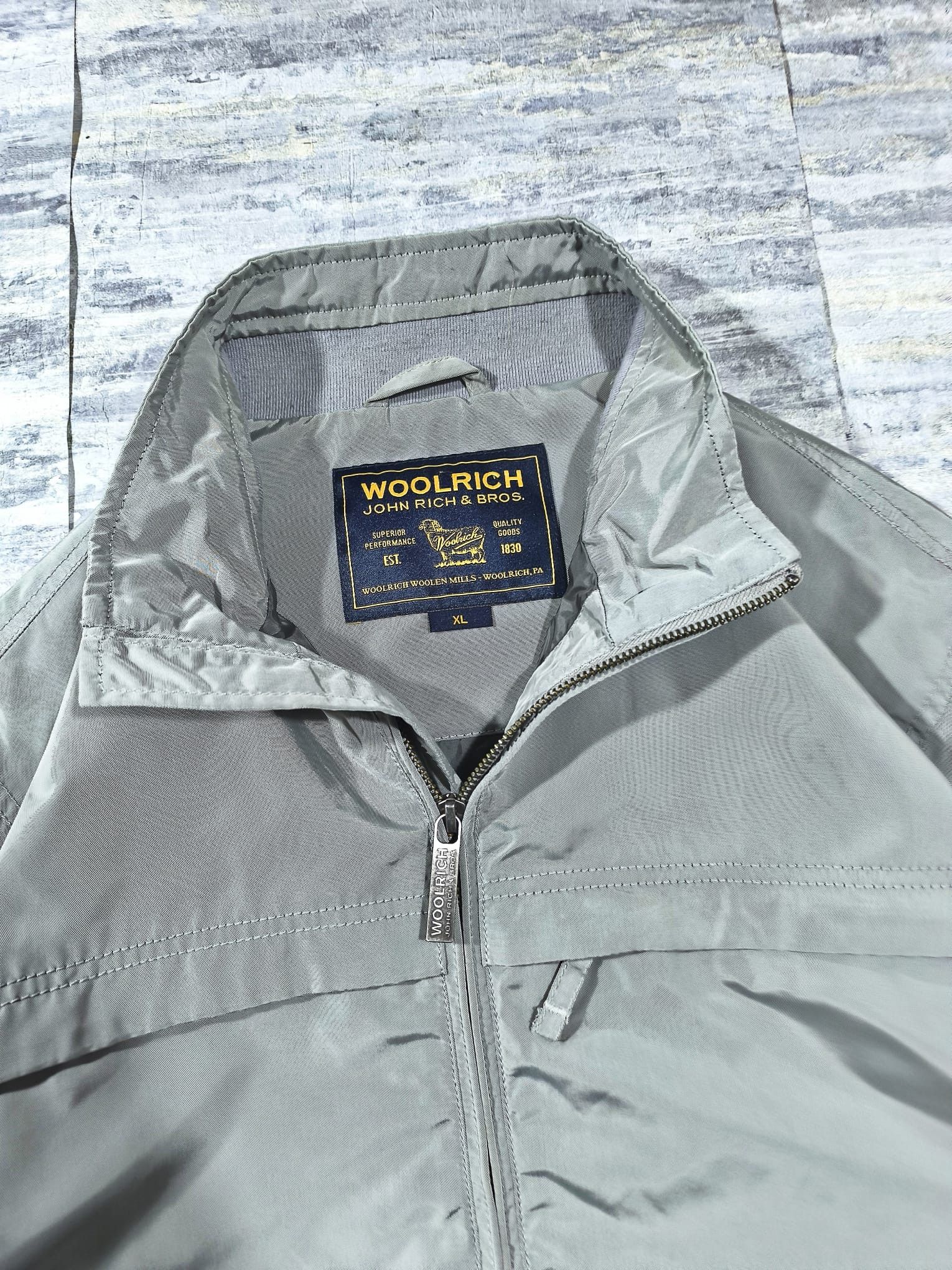Woolrich Woolen Mills woolrich luxury metallic grey light jacket Size US L / EU 52-54 / 3 - 7 Thumbnail