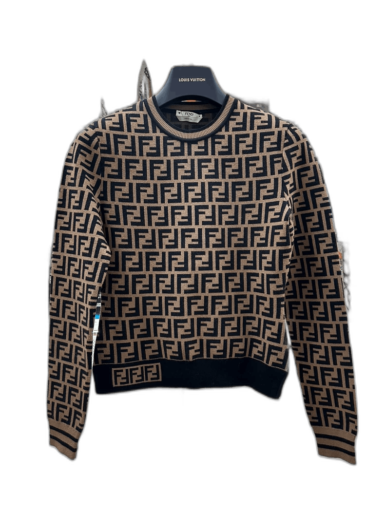 Fendi Fendi Classic Knitted Logo Sweater Size XS / US 0-2 / IT 36-38 - 1 Thumbnail