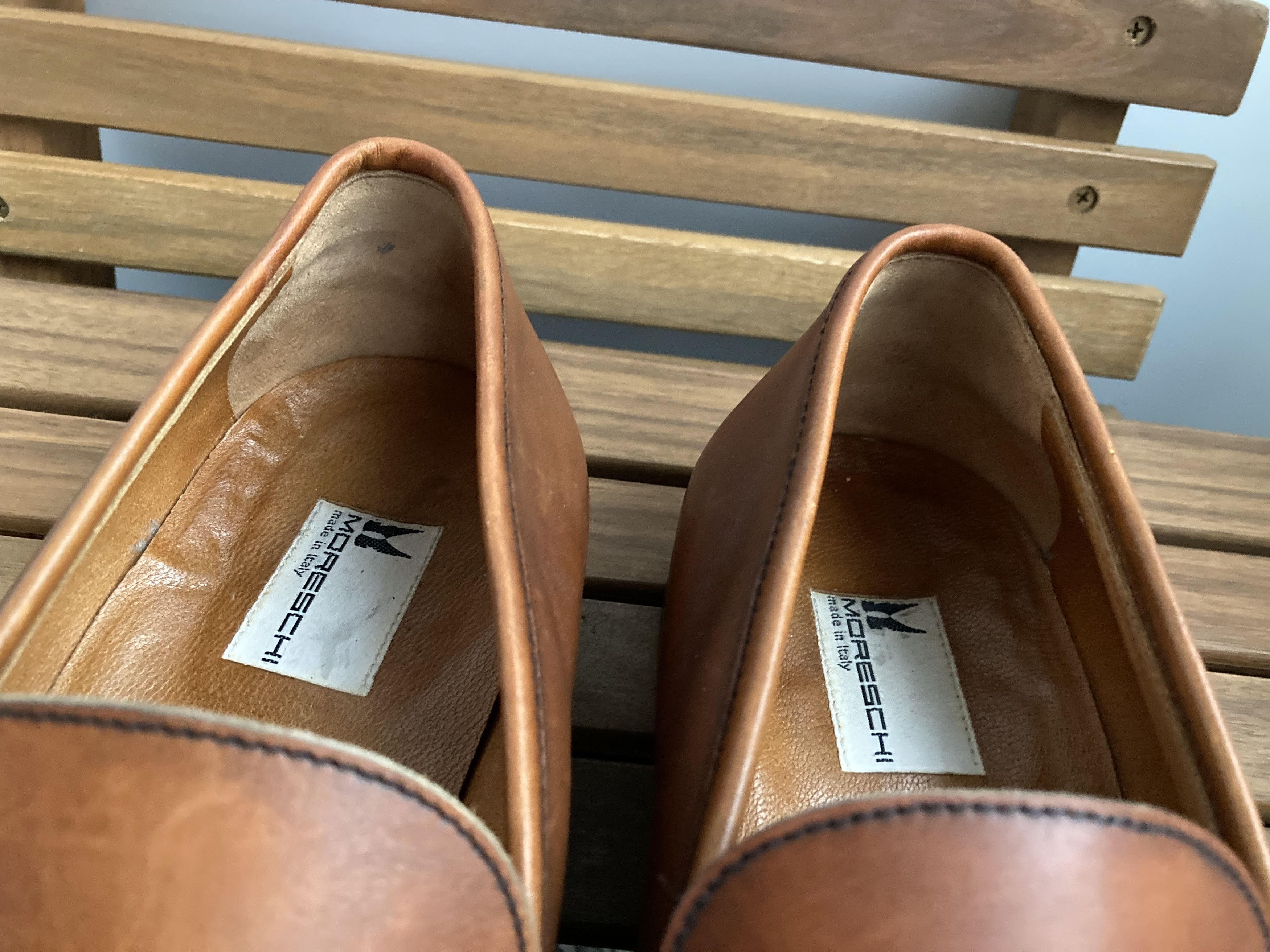 Moreschi Vintage Moreschi Loafer - Cognac Brown Made In Italy Size US 10 / EU 43 - 7 Thumbnail