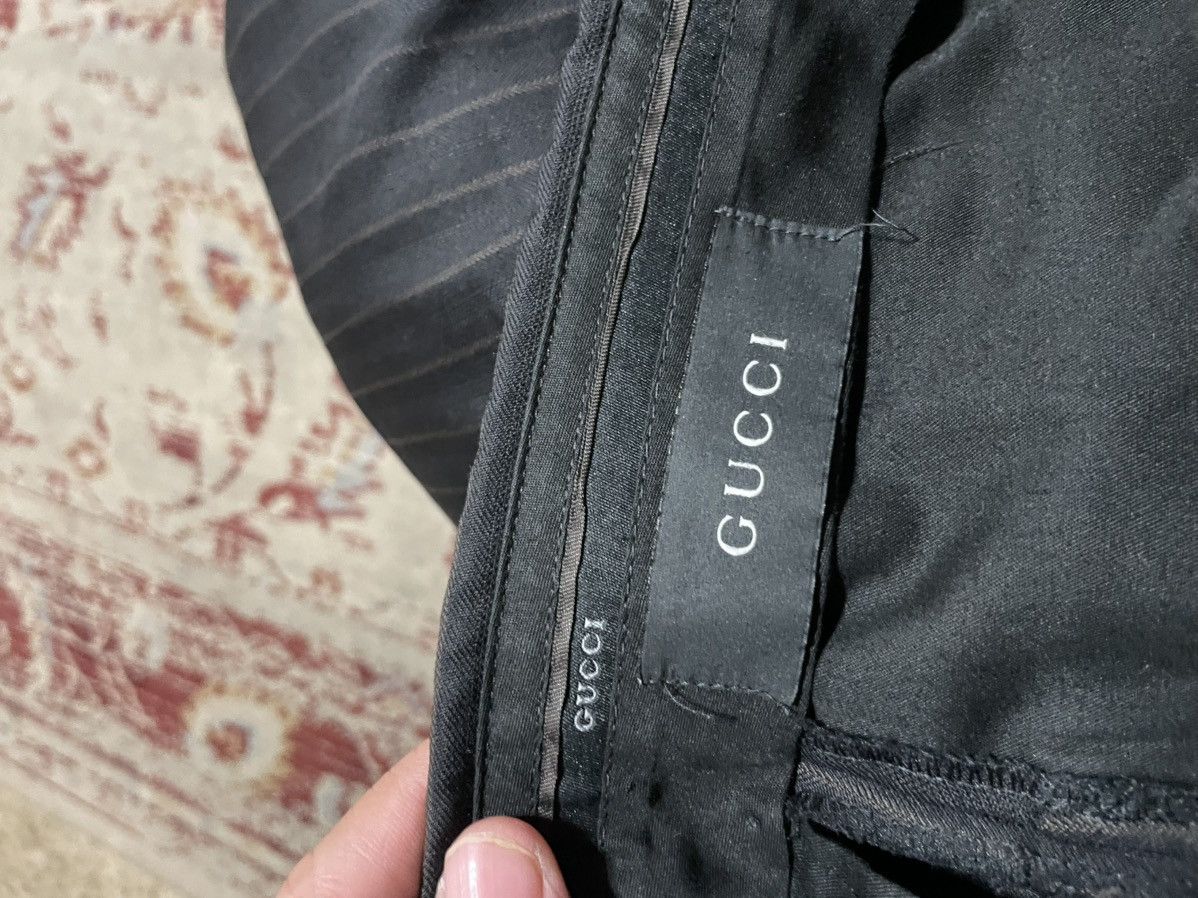 Gucci Striped wool Cropped pants Size US 32 / EU 48 - 10 Thumbnail