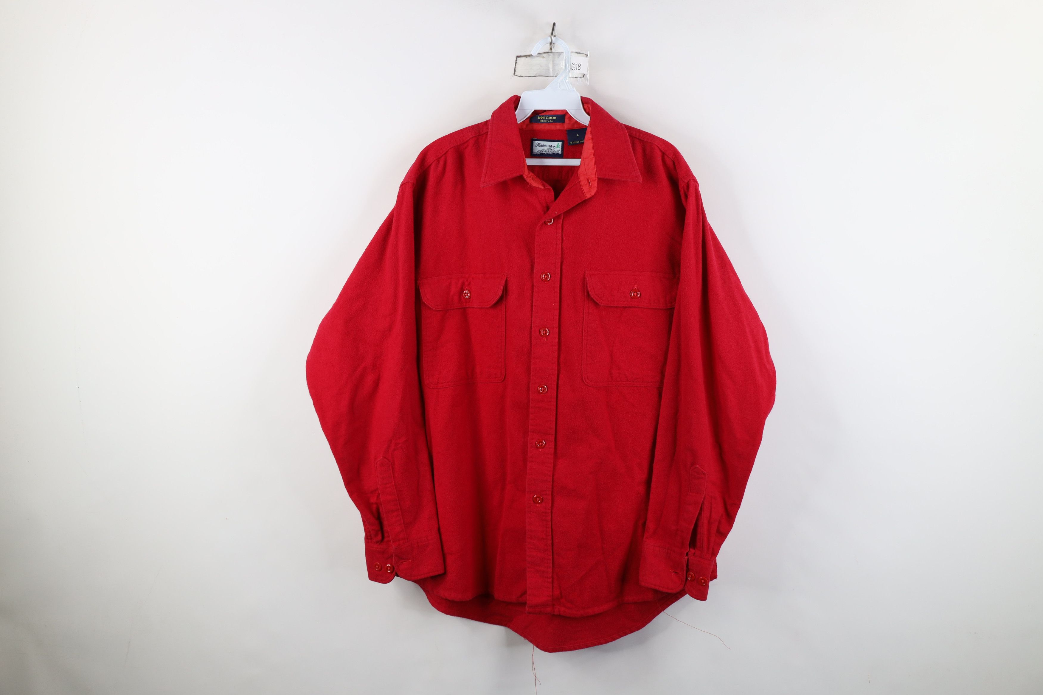 Vintage Vintage 70s Streetwear Cloth Collared Button Shirt USA Size US L / EU 52-54 / 3 - 1 Thumbnail