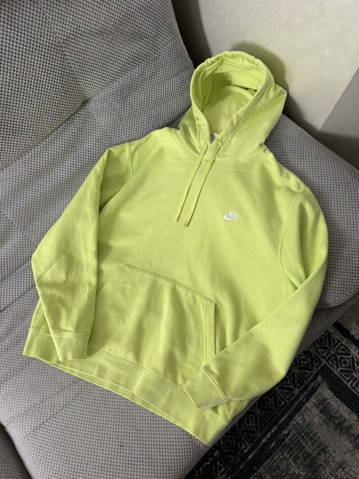 Nike × Nike ACG Nike Basic Logo Green Yellow Hoodie Size US 11 / EU 44 - 8 Thumbnail