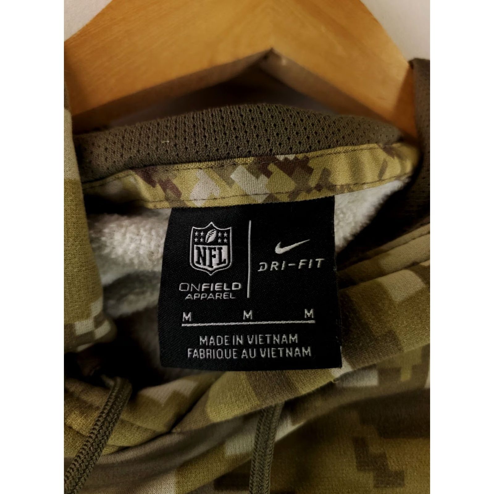 Nike Nike Hoodie Sweatshirt Kansas City Chiefs Salute to Service Camo Green Mens M Size US M / EU 48-50 / 2 - 4 Thumbnail