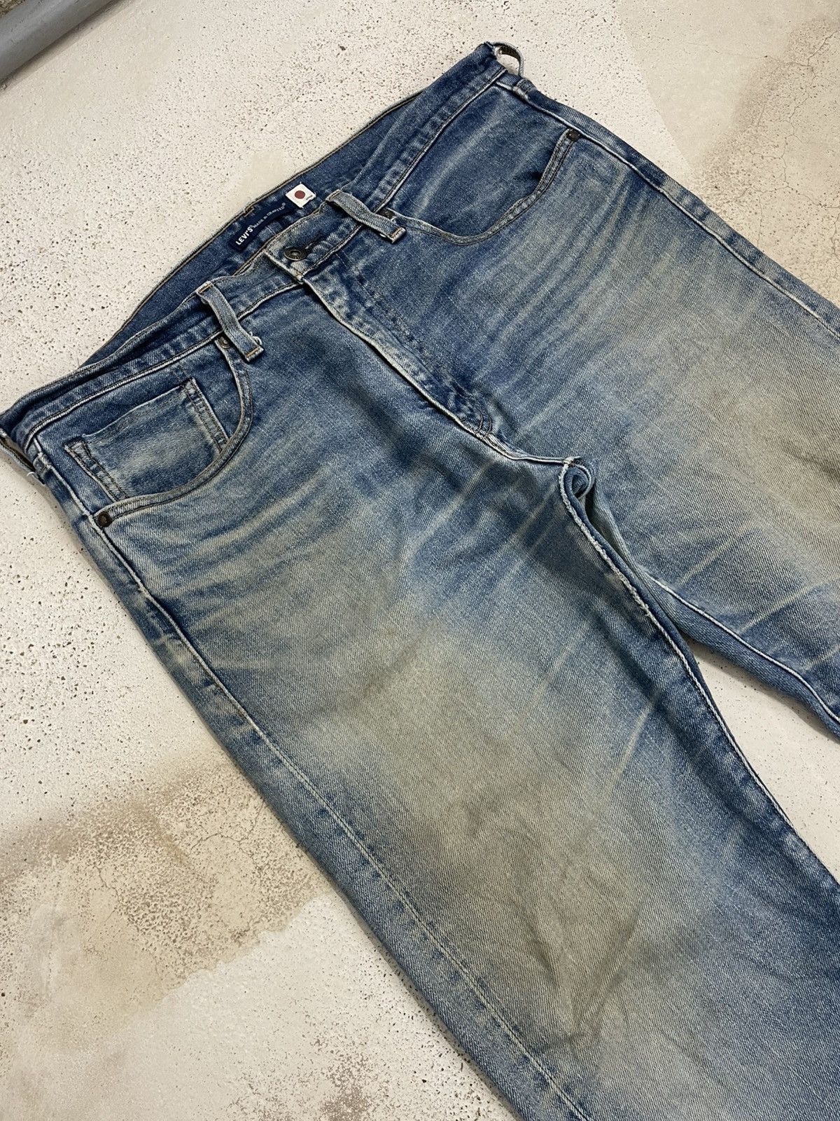 Japanese Brand × Levi's Levis 514 Straight Japan Craft Distressed Mudwash Size US 34 / EU 50 - 3 Thumbnail