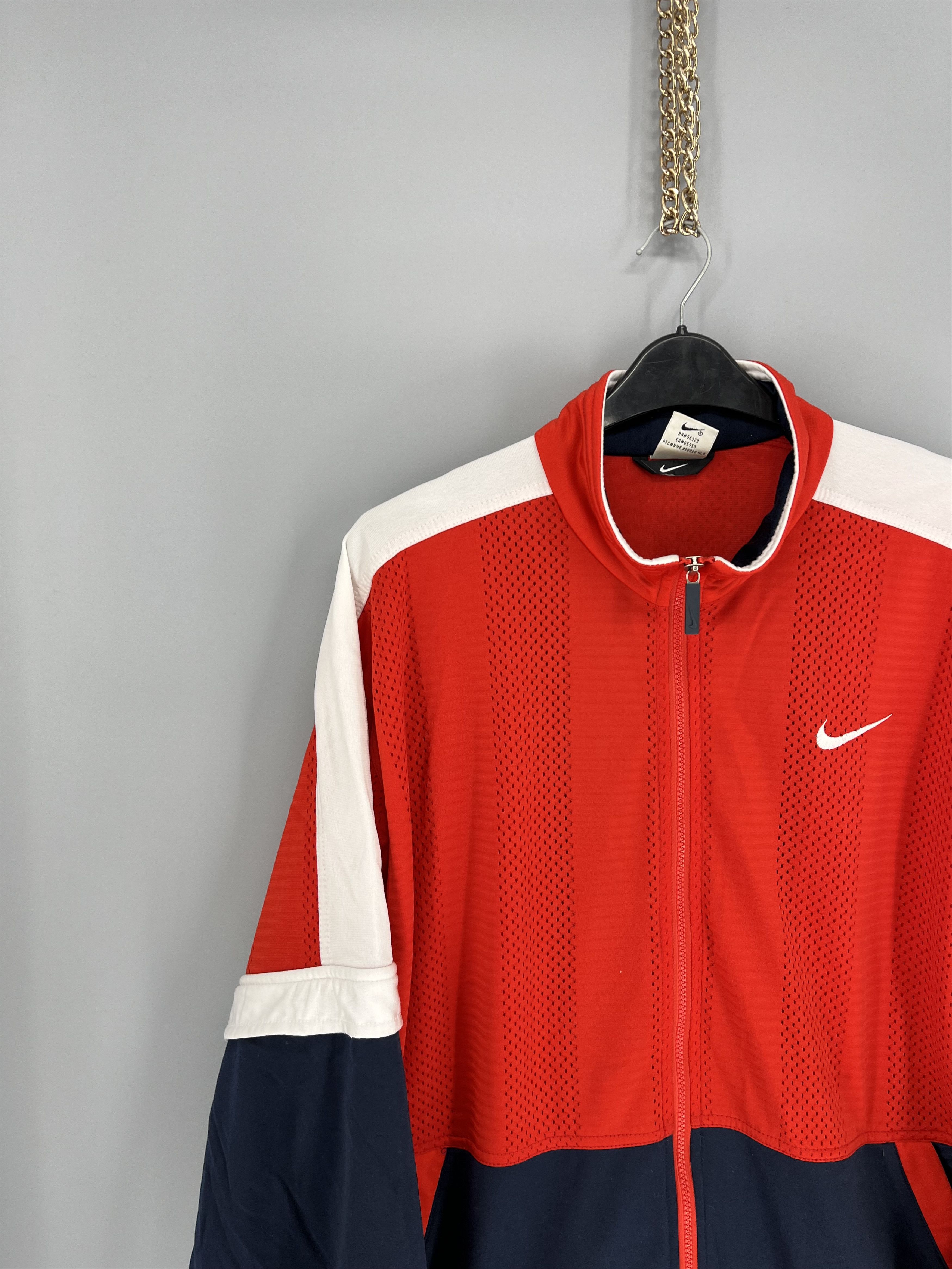 Nike Vintage 90s Jacket Big Logo Rare big Swoosh Size US L / EU 52-54 / 3 - 4 Thumbnail