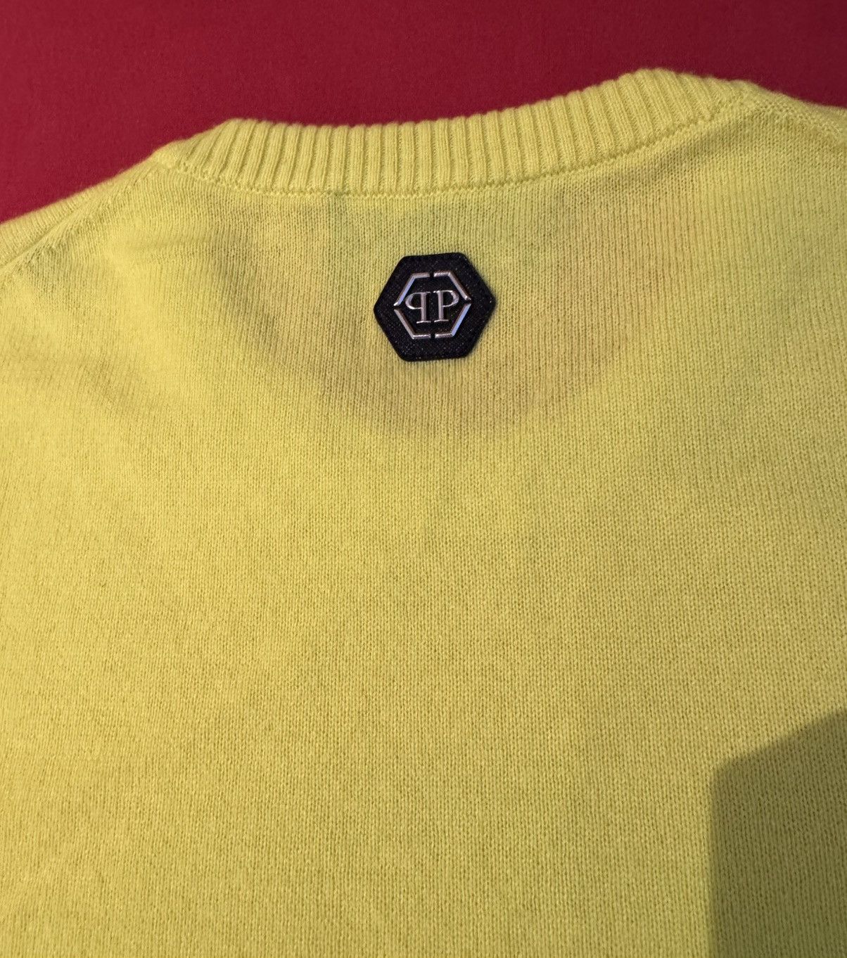 Philipp Plein 100% cashmere crystal scull pullover Size US L / EU 52-54 / 3 - 6 Thumbnail