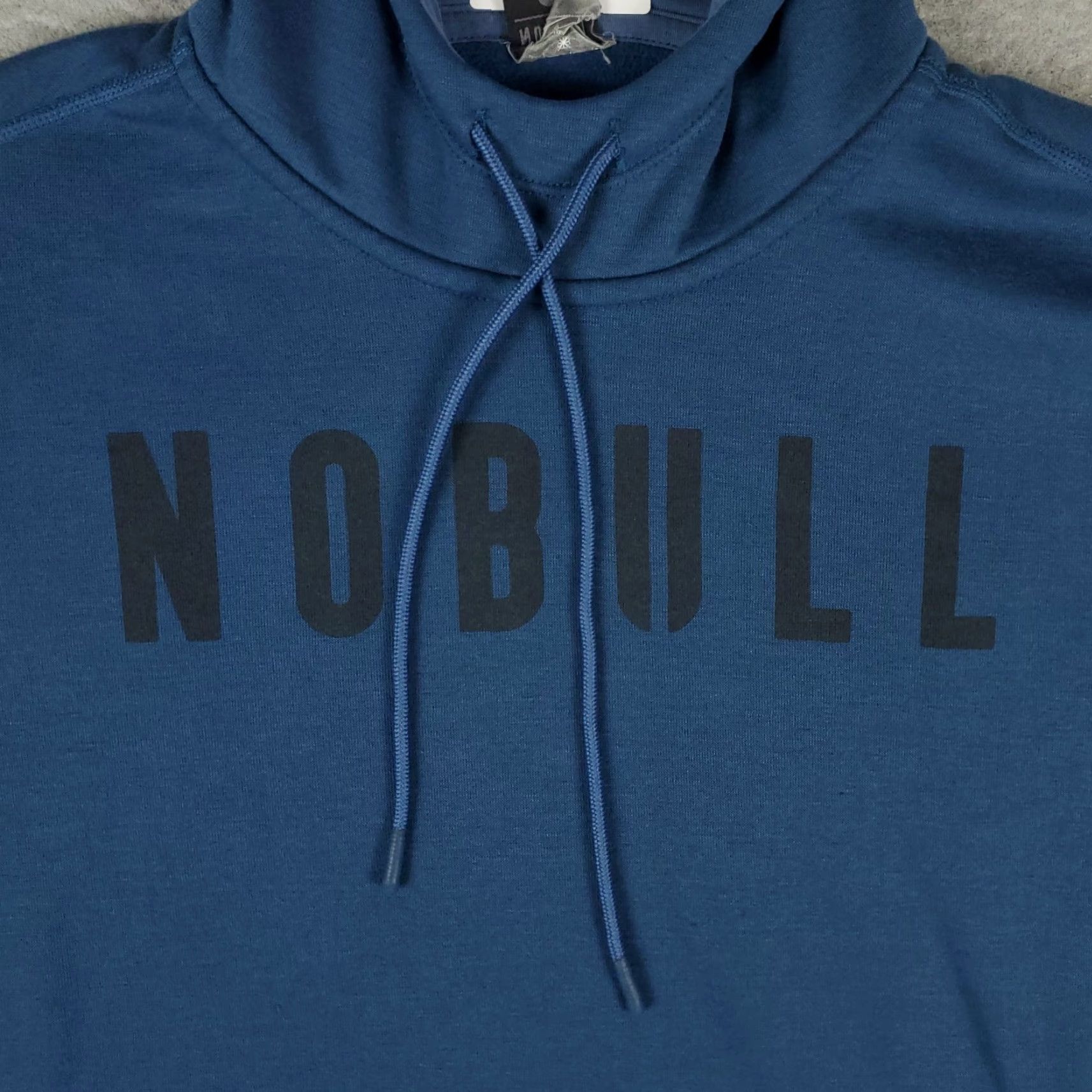 Vintage NOBULL Hoodie Size Small Blue Pullover Sweatshirt Ladies Womens Size S / US 4 / IT 40 - 3 Thumbnail