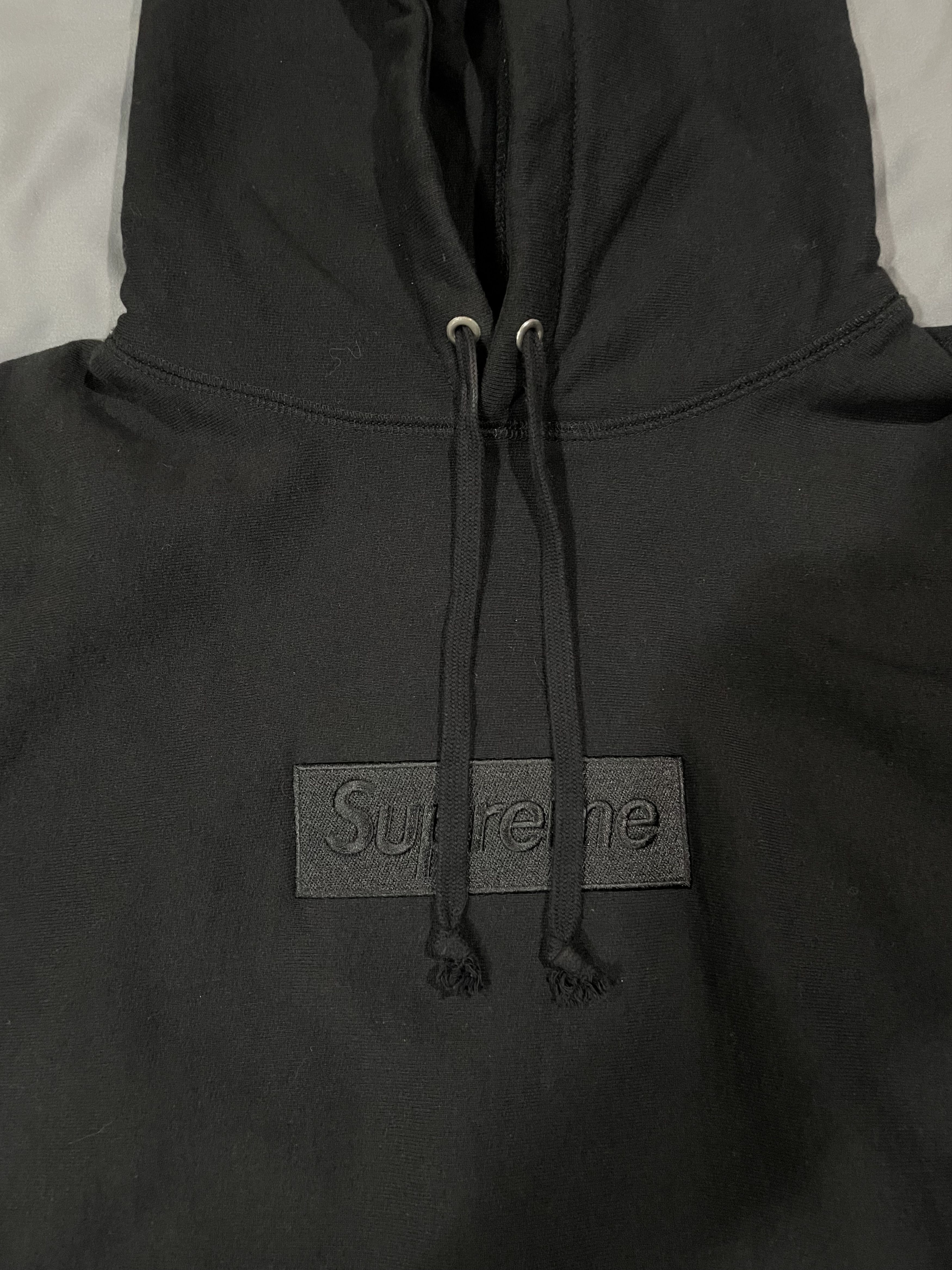 Supreme Tonal Box Logo Hoodie FW14