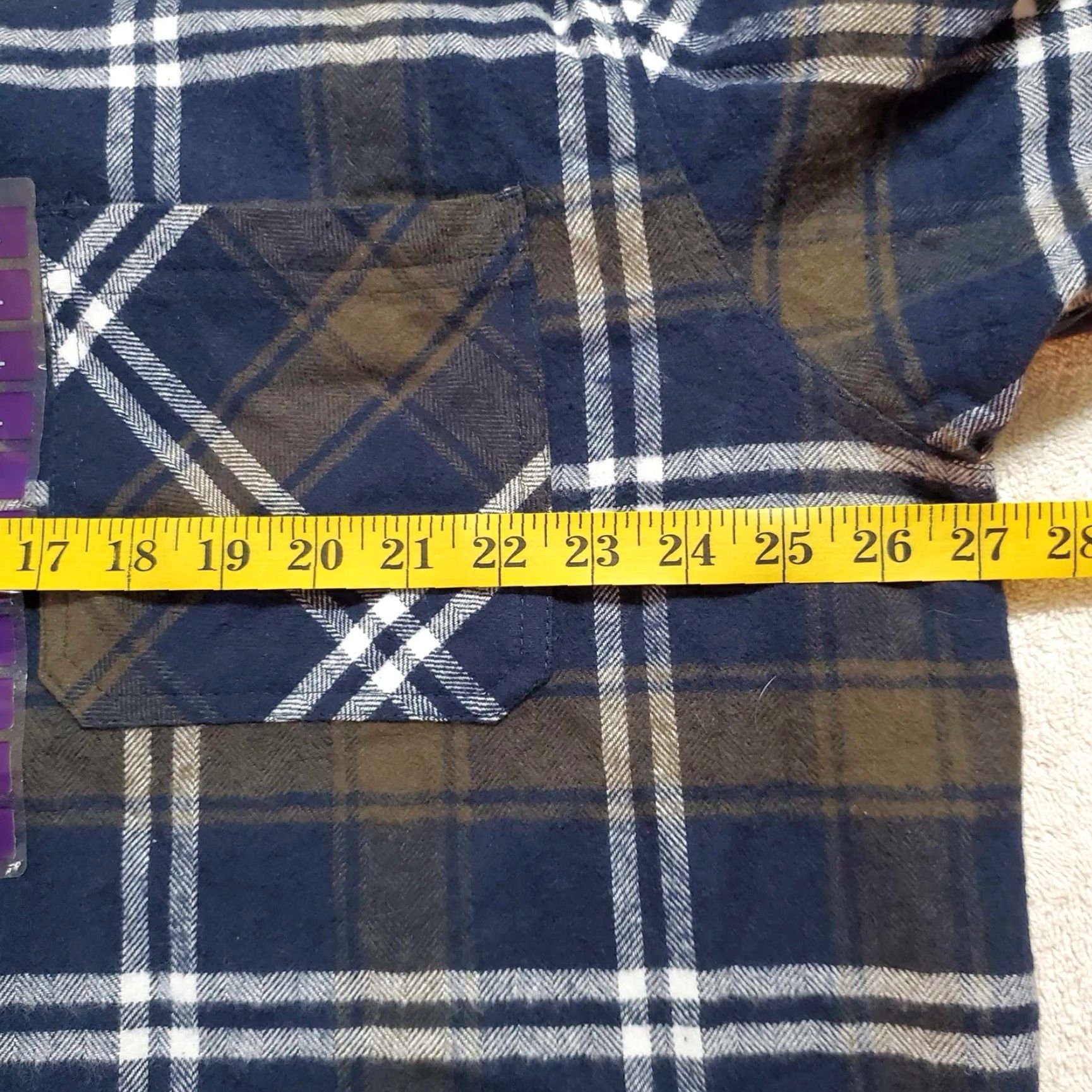 Vintage Anchorage Brawny Flannel Shirt Navy Plaid Mens 2XLT Big & Tall Casual Button-Up Long Sleeve Collared Vintage No NWT NWT? Size US XXL / EU 58 / 5 - 7 Thumbnail