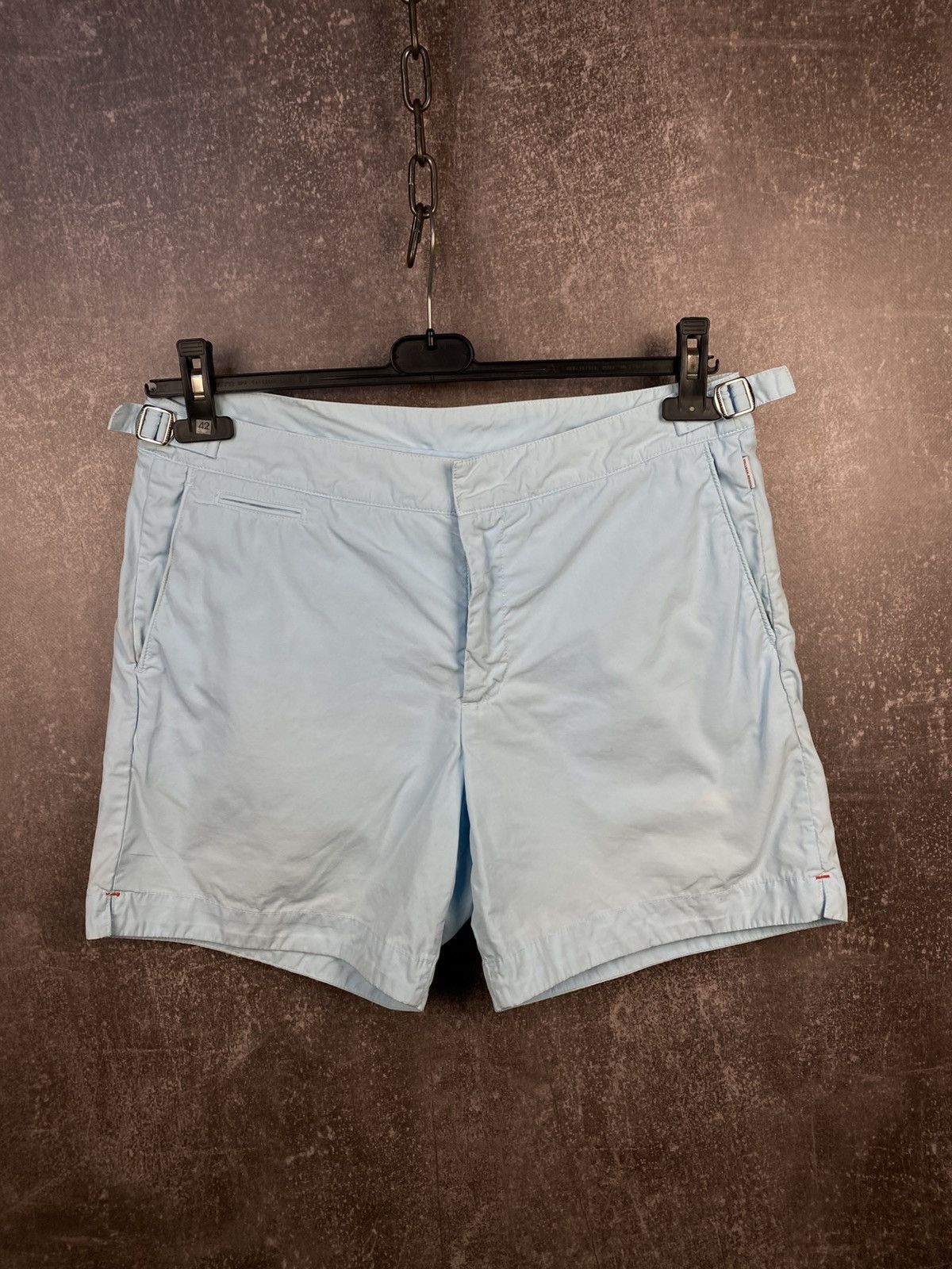 Orlebar Brown Orlebar Brown Shorts Swim Trunks Classic Bulldog Blue Size US 31 - 1 Thumbnail