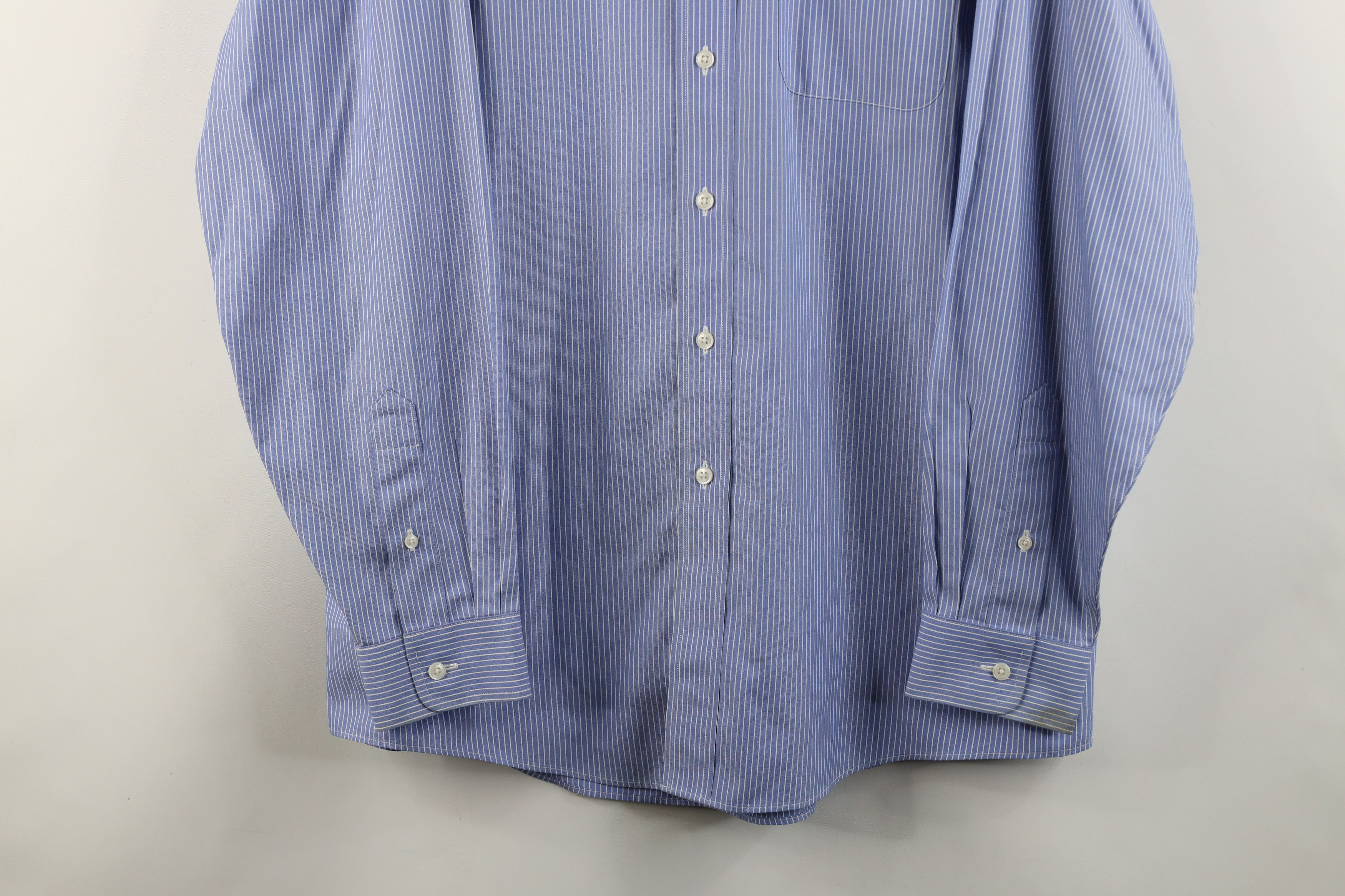 L.L. Bean × Vintage Vintage LL Bean Fitted Pinstriped Collared Button Down Shirt Size US M / EU 48-50 / 2 - 3 Thumbnail