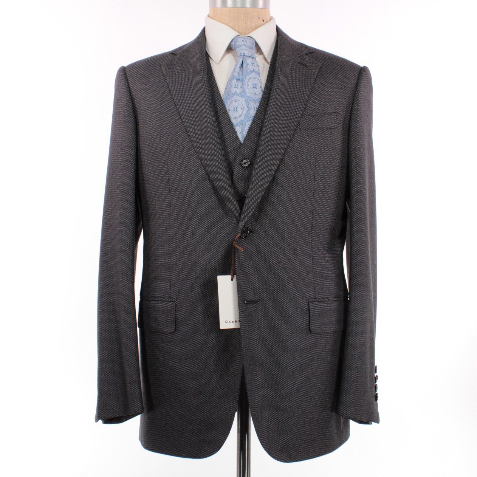 Caruso Suit Size US 40 Regular in Gray
