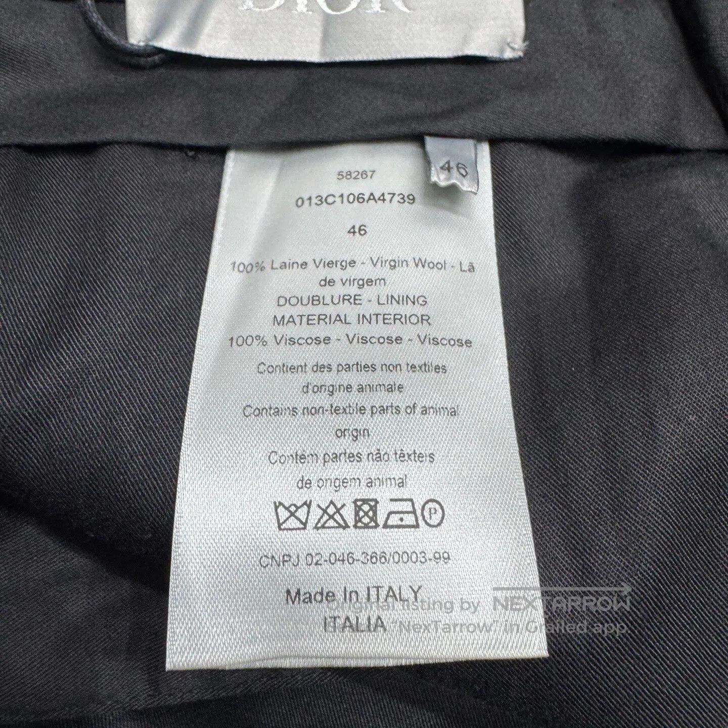 Dior Dior Wool casual pants| Size US 30 / EU 46 - 4 Thumbnail