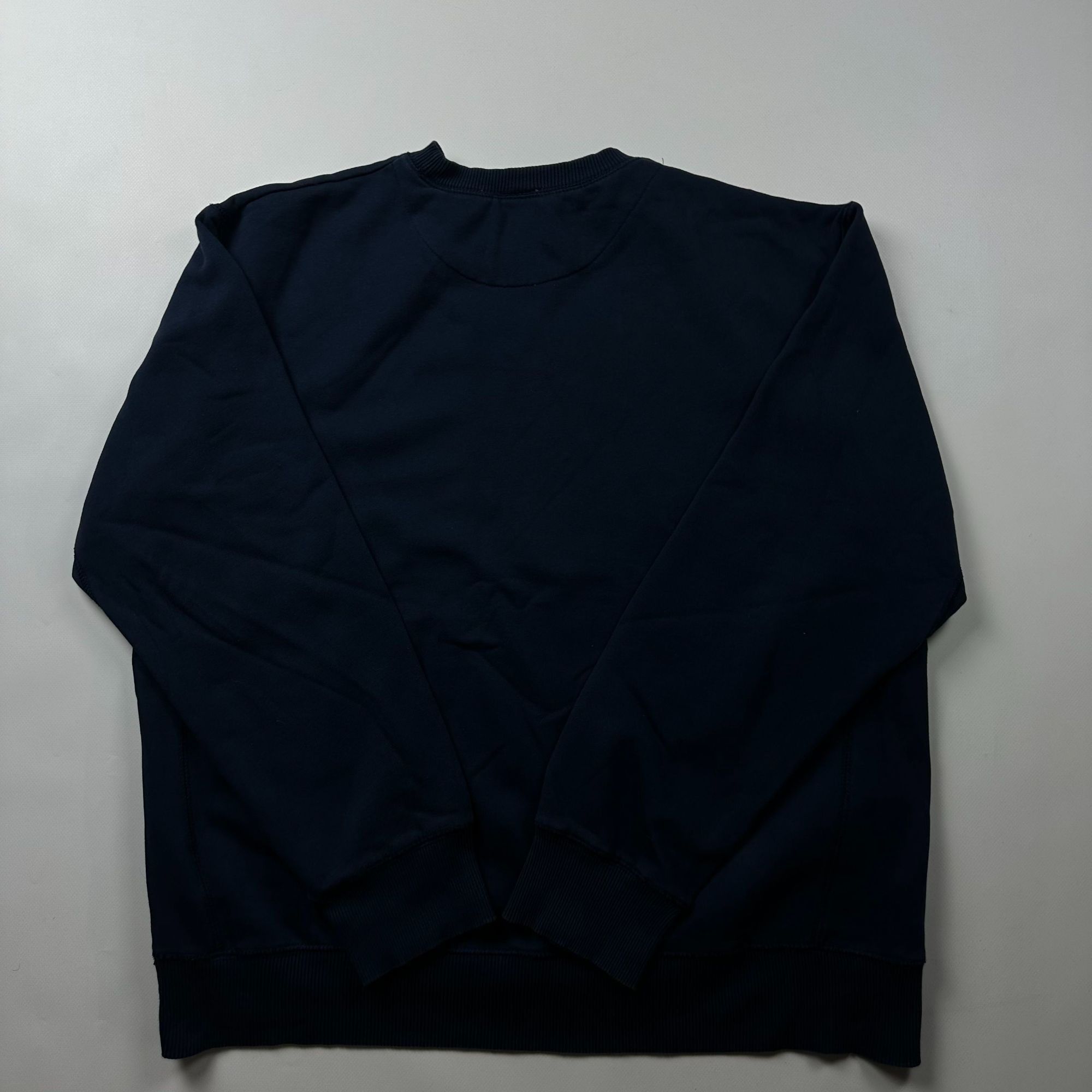 Nike Nike Vintage 2000s Navy Blue Basic Crewneck Sweatshirt Size Size US XL / EU 56 / 4 - 4 Thumbnail