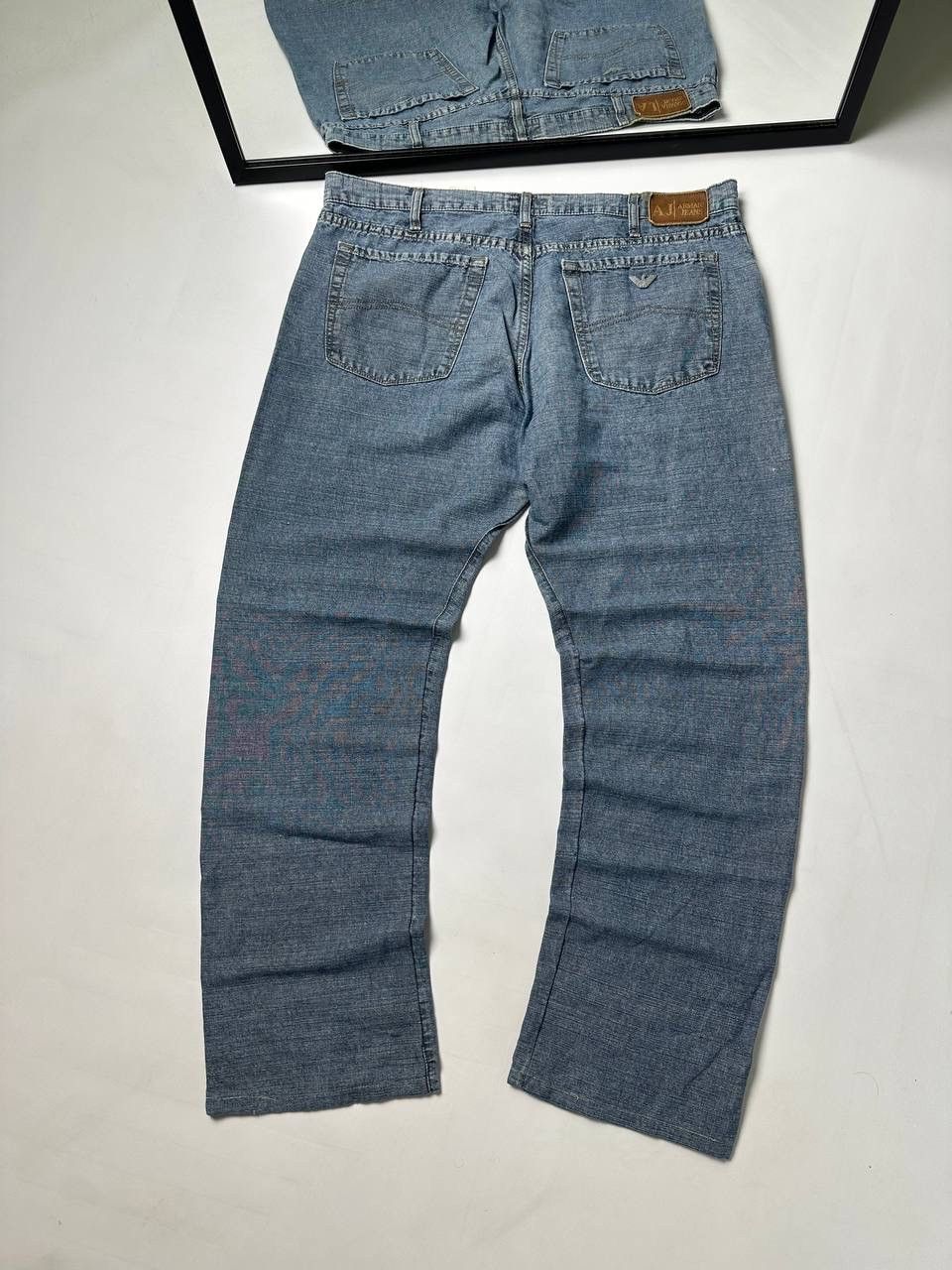 Armani Vintage 90s Metal Logo Armani Jeans Y2K Size US 36 / EU 52 - 1 Thumbnail