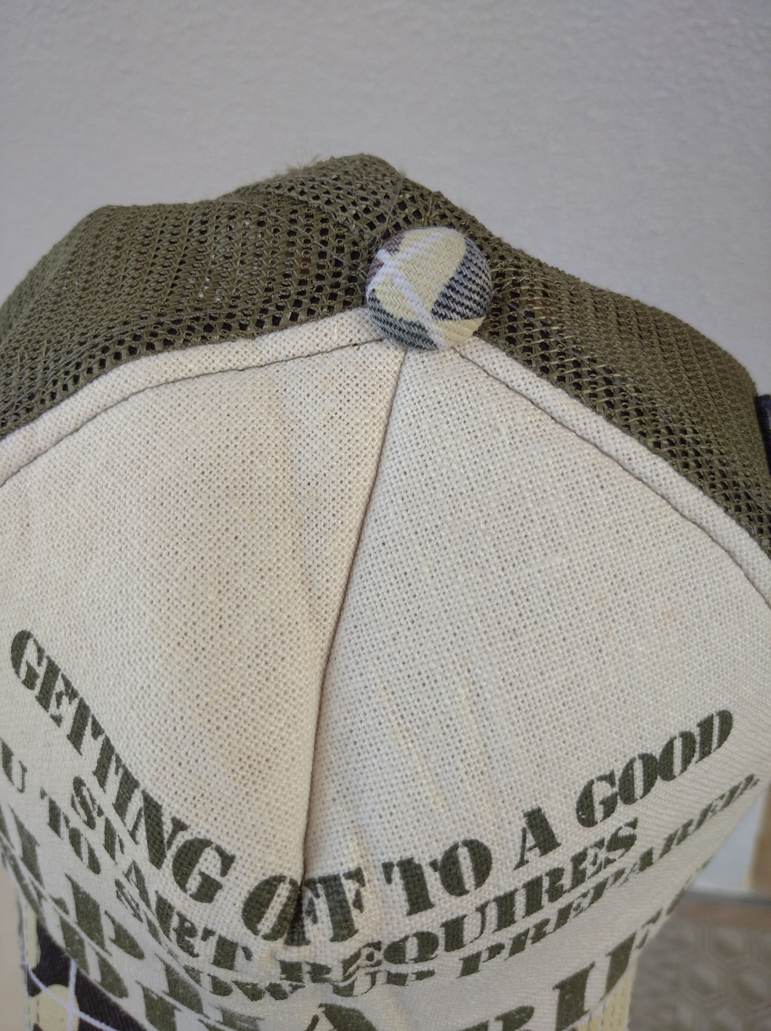 Alpha Industries × Vintage Vintage Alpha Industries Trucker Hat Cap Size ONE SIZE - 6 Thumbnail