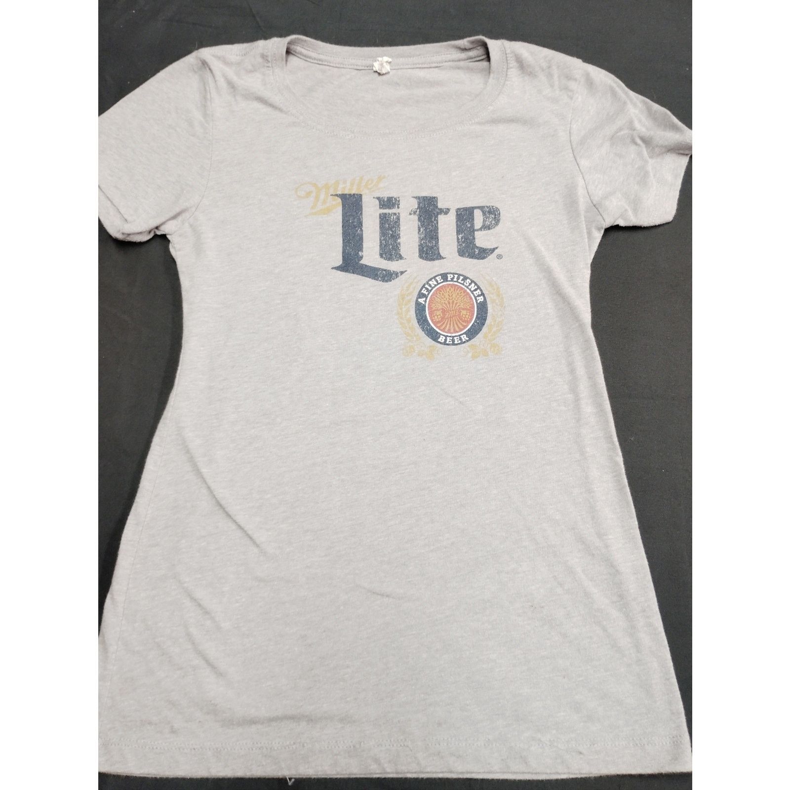 Next Level Apparel Next Level Apparel Light Gray Miller Lite Graphic Tee Size S / US 4 / IT 40 - 1 Thumbnail