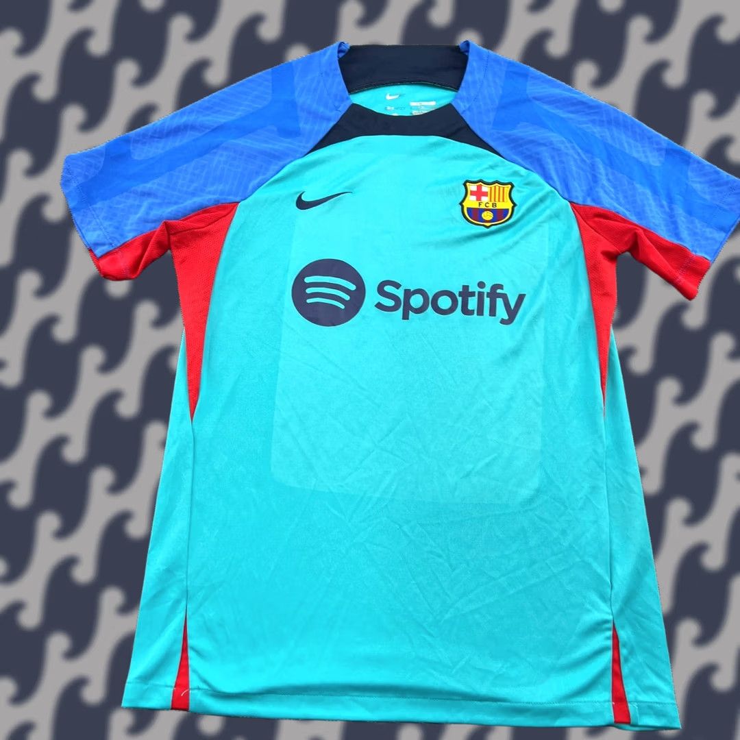 Nike Nike Barcelona Training Football Jersey Mens M Football Shirt Multicolor 2022-2023 Athletic Quick Dry Moisture Wicking Jerseys Size US M / EU 48-50 / 2 - 1 Thumbnail