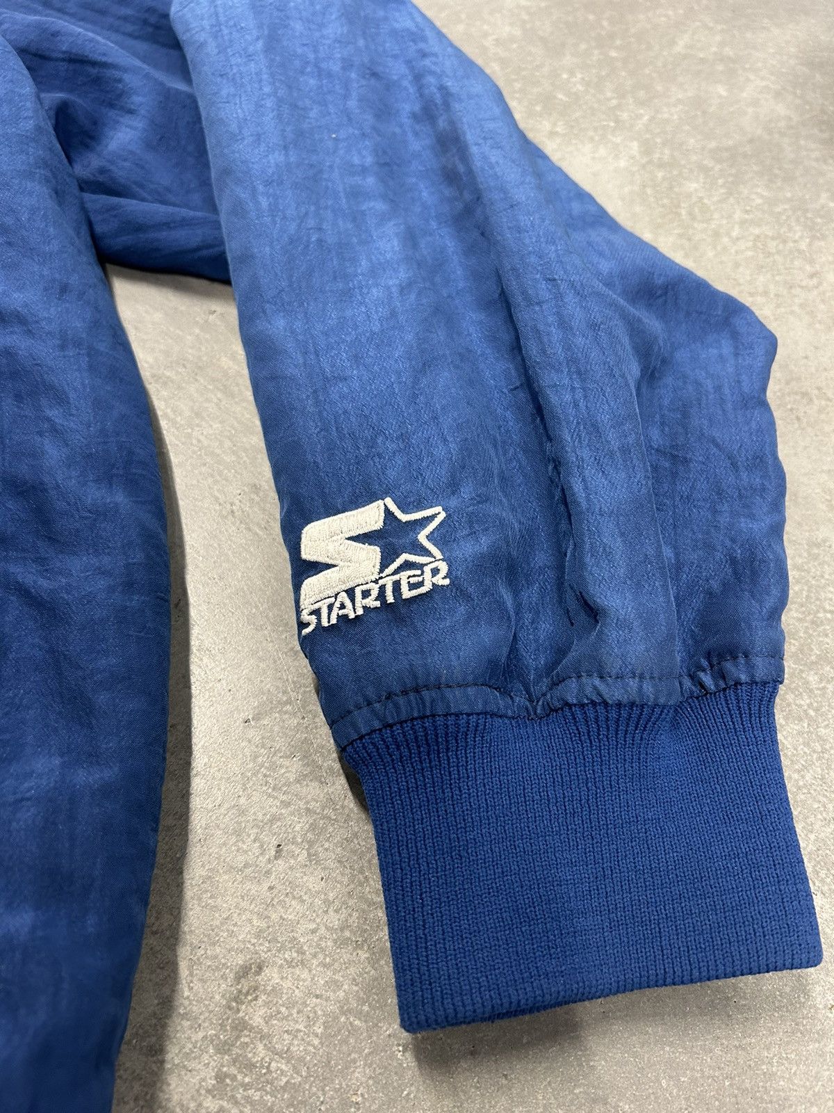 Starter × Vintage Vintage Royal Blue Starter Jacket Size US XL / EU 56 / 4 - 2 Thumbnail