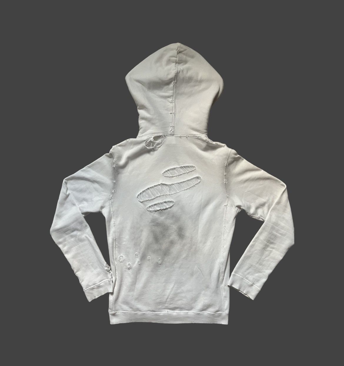 Number (N)ine Number (N)ine Modern Age thrashed hoodie SS 02 | Grailed