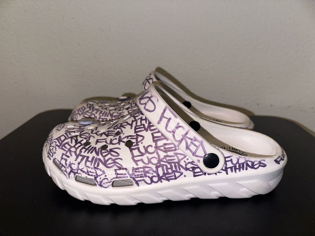 ineverheardofyou Ineverheardofyou Fuck Everything Crocs 8 Size US 8.5 / EU 41-42 - 3 Thumbnail