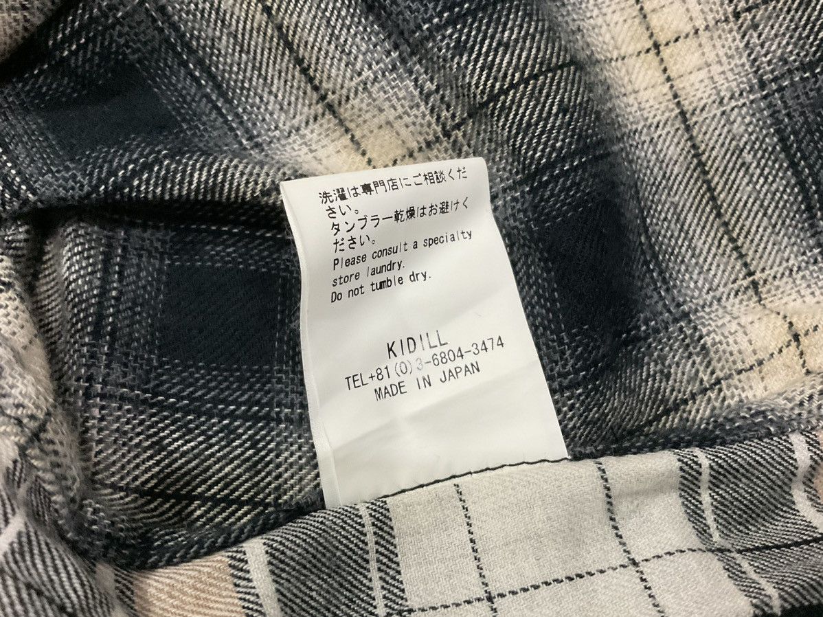 Designer × Japanese Brand × KIDILL 🔥 Rare Archived Kidill Flannel Shirt Made In Japan Size US L / EU 52-54 / 3 - 7 Thumbnail