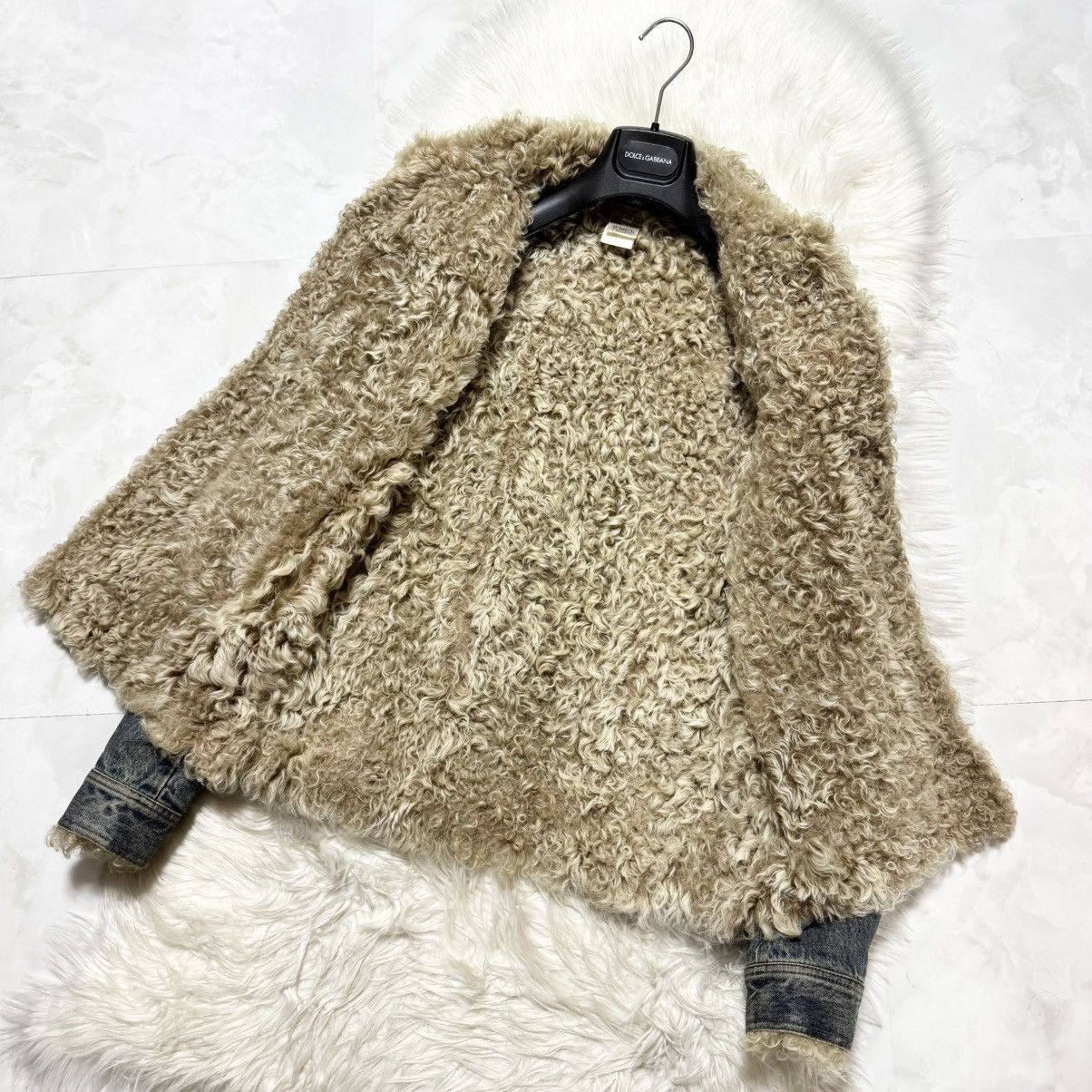 Dolce & Gabbana Dolce & Gabbana fur-lined denim blouson jacket Size US S / EU 44-46 / 1 - 8 Thumbnail