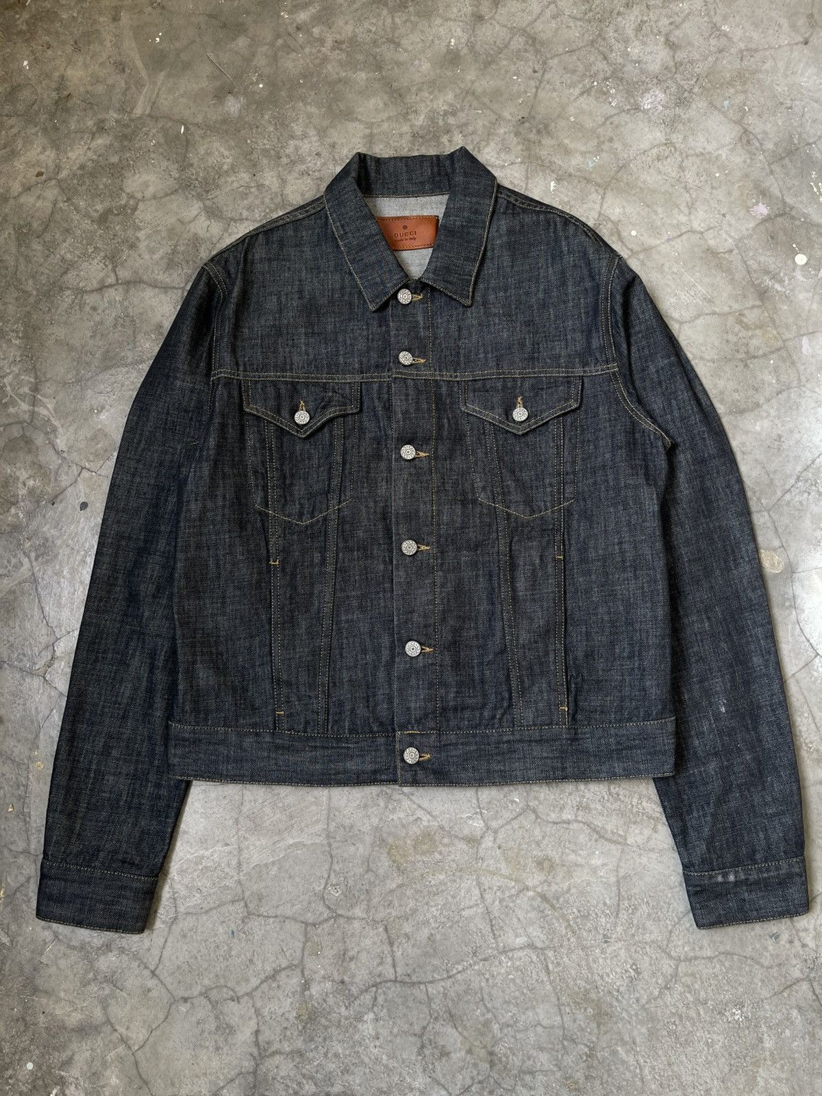 Gucci Gucci Tom Ford Type 3 Denim Jacket Size US L / EU 52-54 / 3 - 1 Thumbnail