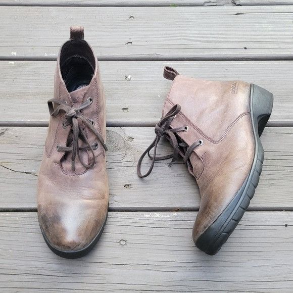 Other Bogs Kristina Lace Up Brown Leather Waterproof Distressed Hi Size US 9.5 / IT 39.5 - 1 Thumbnail