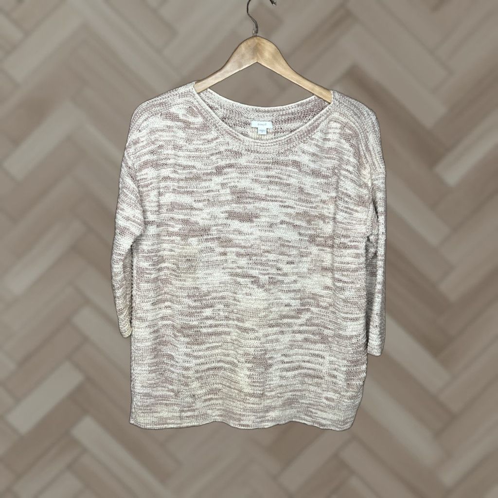 J. Jill J.Jill Pure Jill Womens Medium Knit 3/4 Sleeve Sweater Size M / US 6-8 / IT 42-44 - 1 Thumbnail