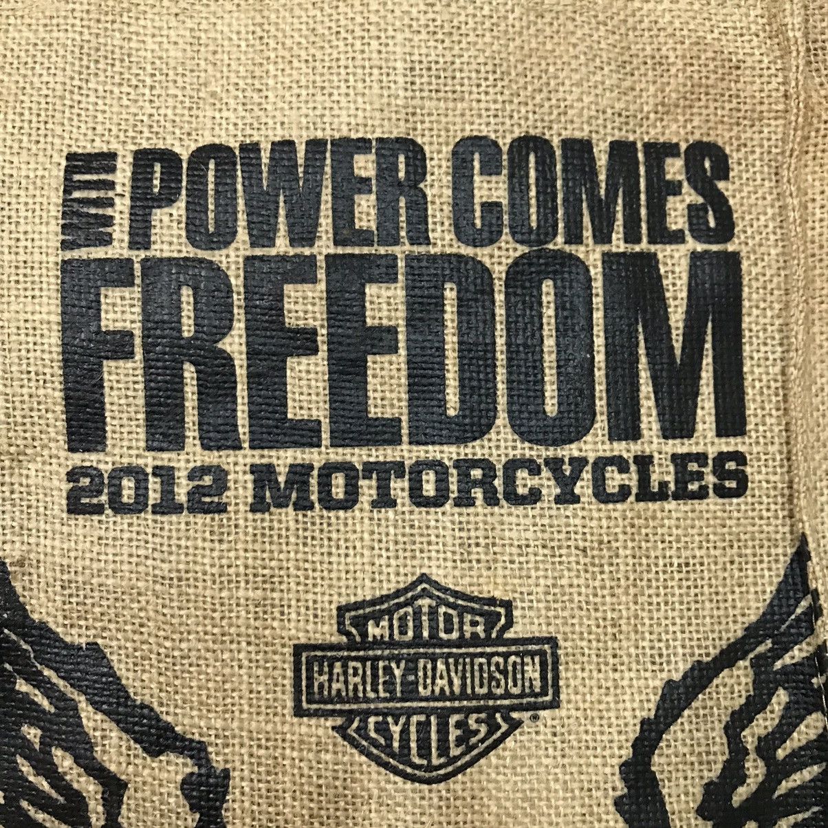 Harley Davidson × Vintage Harley Davidson 2012 Motrocycle Tote Bag Size ONE SIZE - 6 Thumbnail