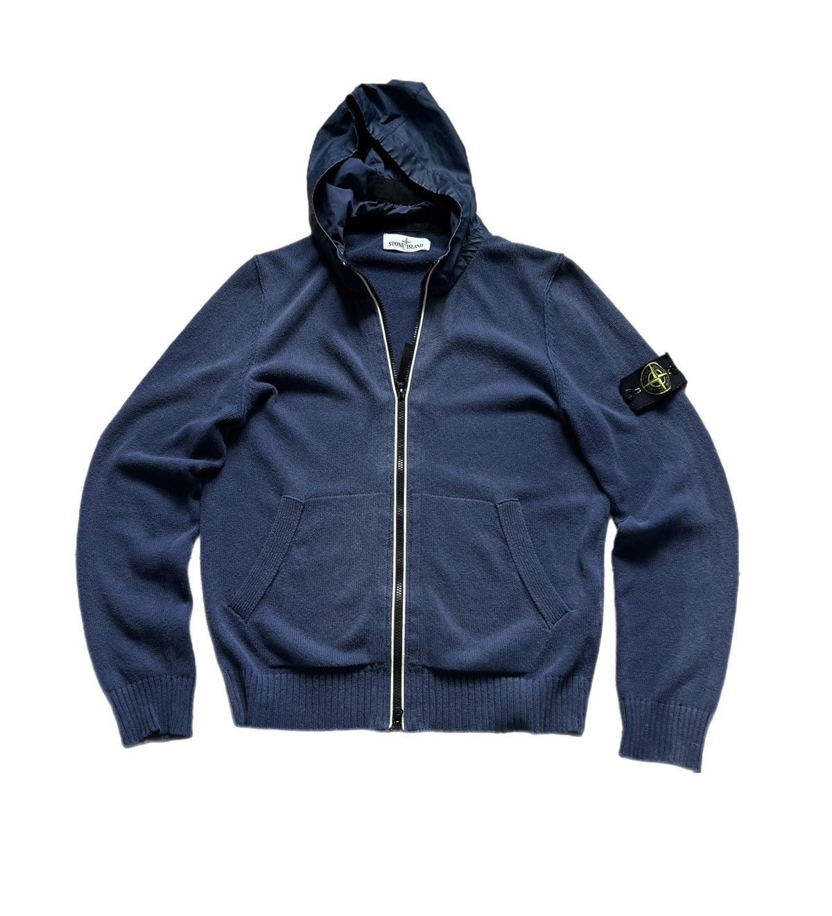 Stone Island zip up knit