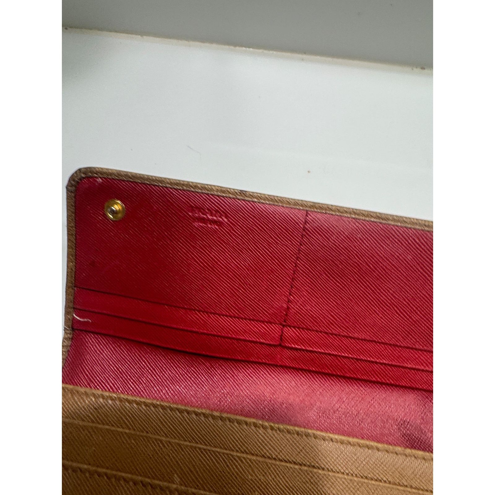 Prada Prada Brown Leather wallet Size ONE SIZE - 7 Thumbnail