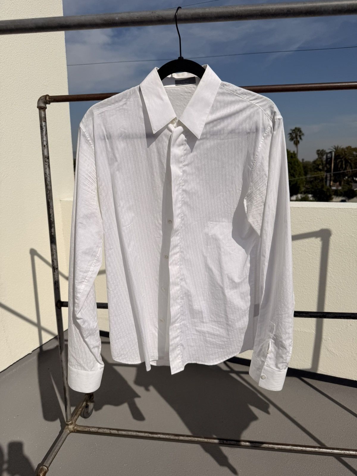 Dior christian dior white monogram button up Size 38R - 1 Thumbnail