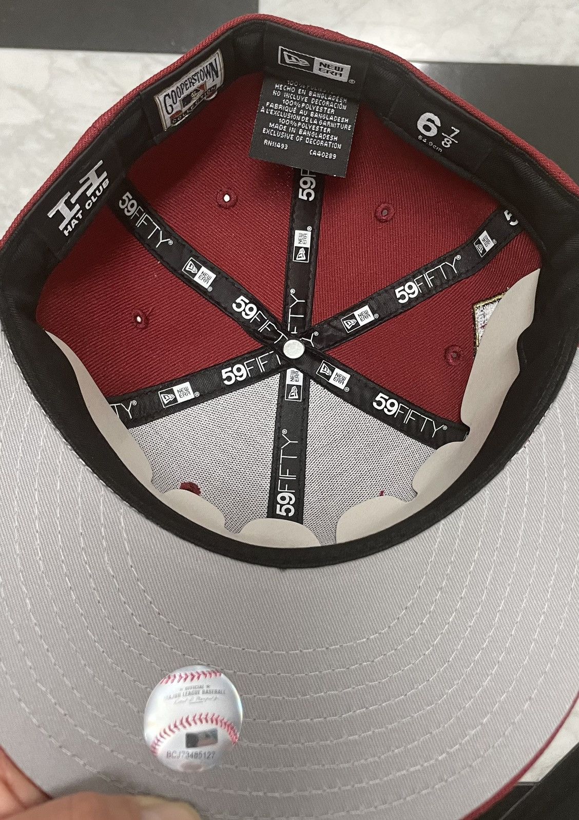 New Era 🔥Exclusive Astros Jeff Bagwell fitted size 6 7/8 Size ONE SIZE - 5 Thumbnail