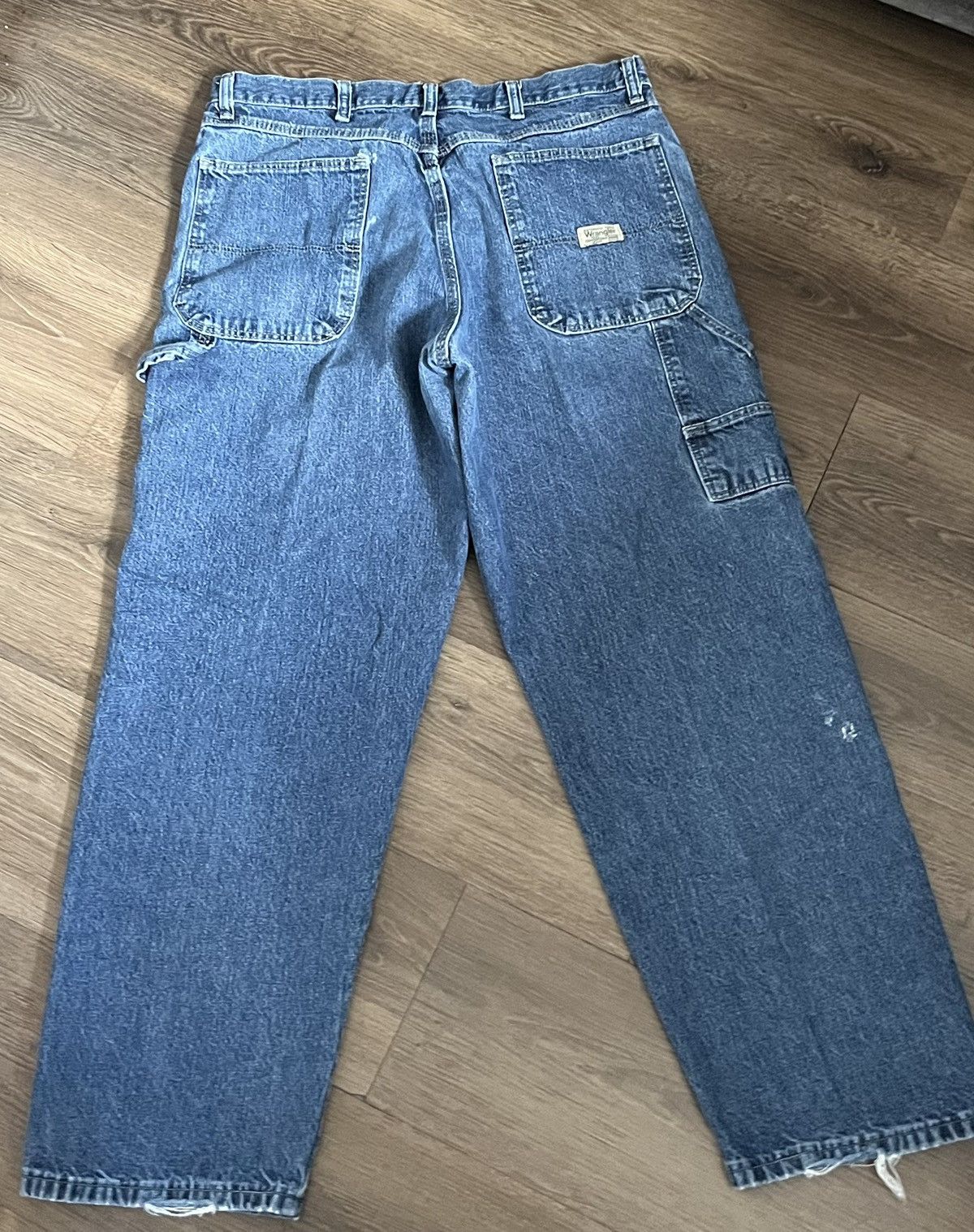 Wrangler Wrangler Carpenter Jeans Blue Size US 34 / EU 50 - 3 Thumbnail
