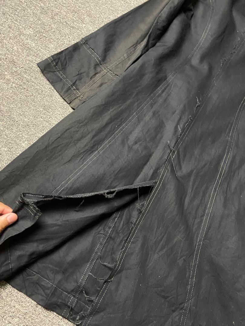 Japanese Brand Vintage Mananan McLir Long Cotton Jacket (176) Size US XXS / EU 40 - 2 Thumbnail