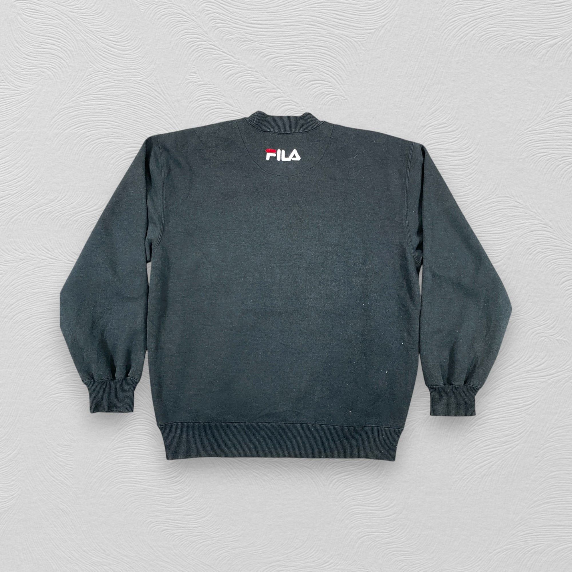 Japanese Brand Vintage Fila Big Logo Sweatshirt Jacket- J203 Size US M / EU 48-50 / 2 - 2 Thumbnail