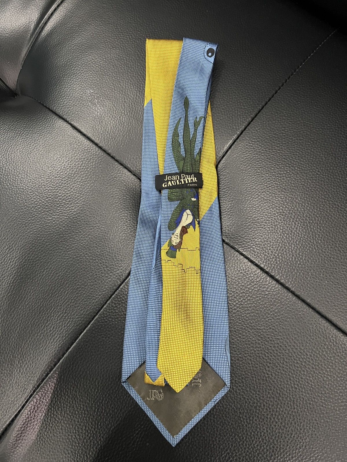 Jean Paul Gaultier Jean Paul Gaultier 90s, Lady's Long Braid, Cigar Bulldog Tie Size ONE SIZE - 2 Thumbnail