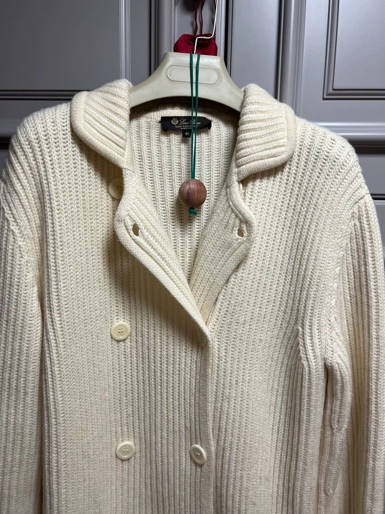 Loro Piana LORO PIANA Double pleated baby cashmere cardigan Size XS / US 0-2 / IT 36-38 - 7 Thumbnail