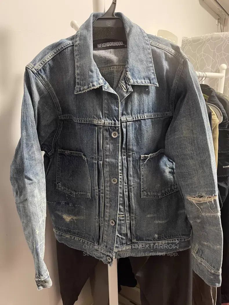 Neighborhood Neighborhood Rough Stitching Denim Jacket Size US M / EU 48-50 / 2 - 1 Thumbnail