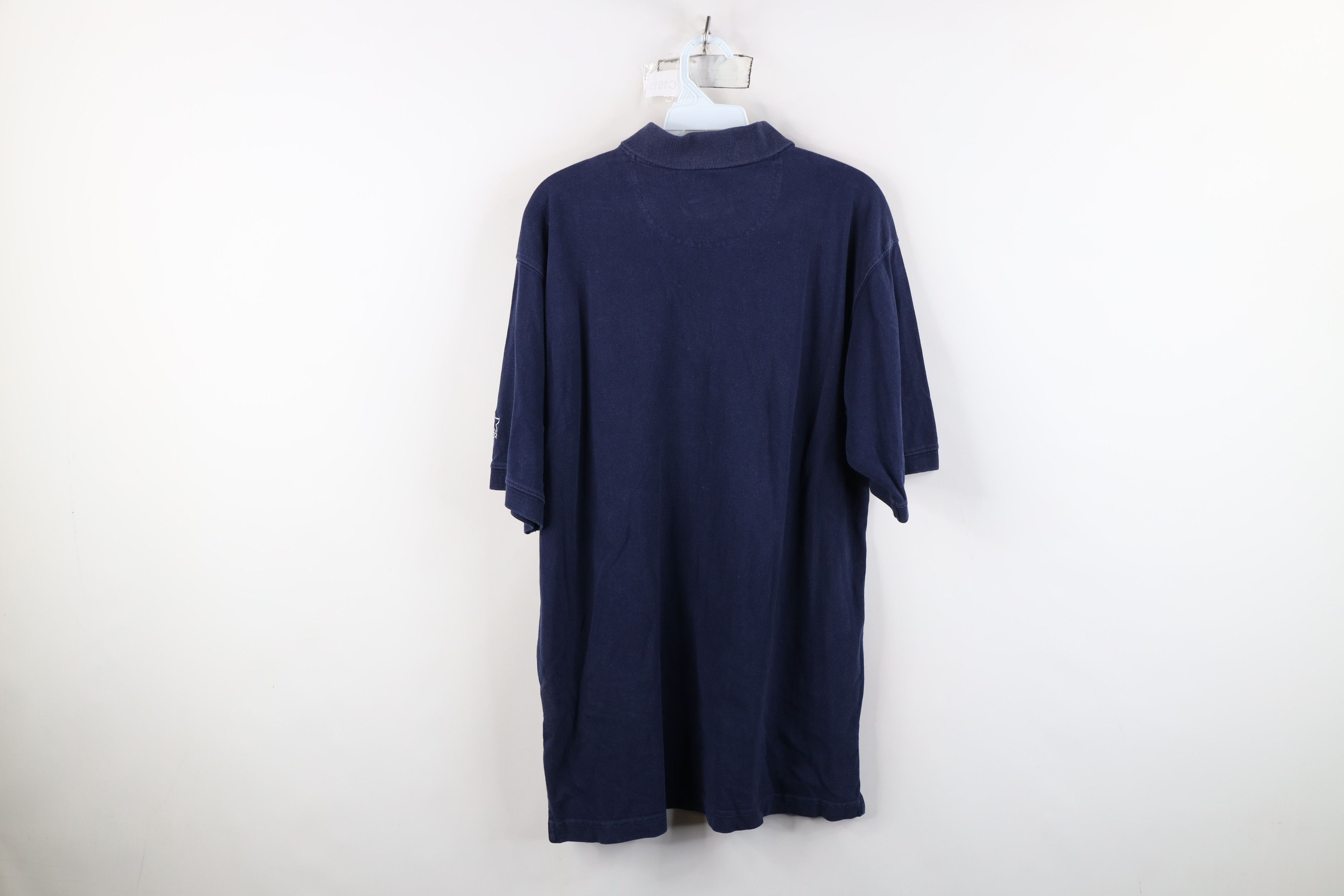 Starter Vintage 90s Starter Dame University Golf Polo Shirt Blue Size US M / EU 48-50 / 2 - 13 Thumbnail