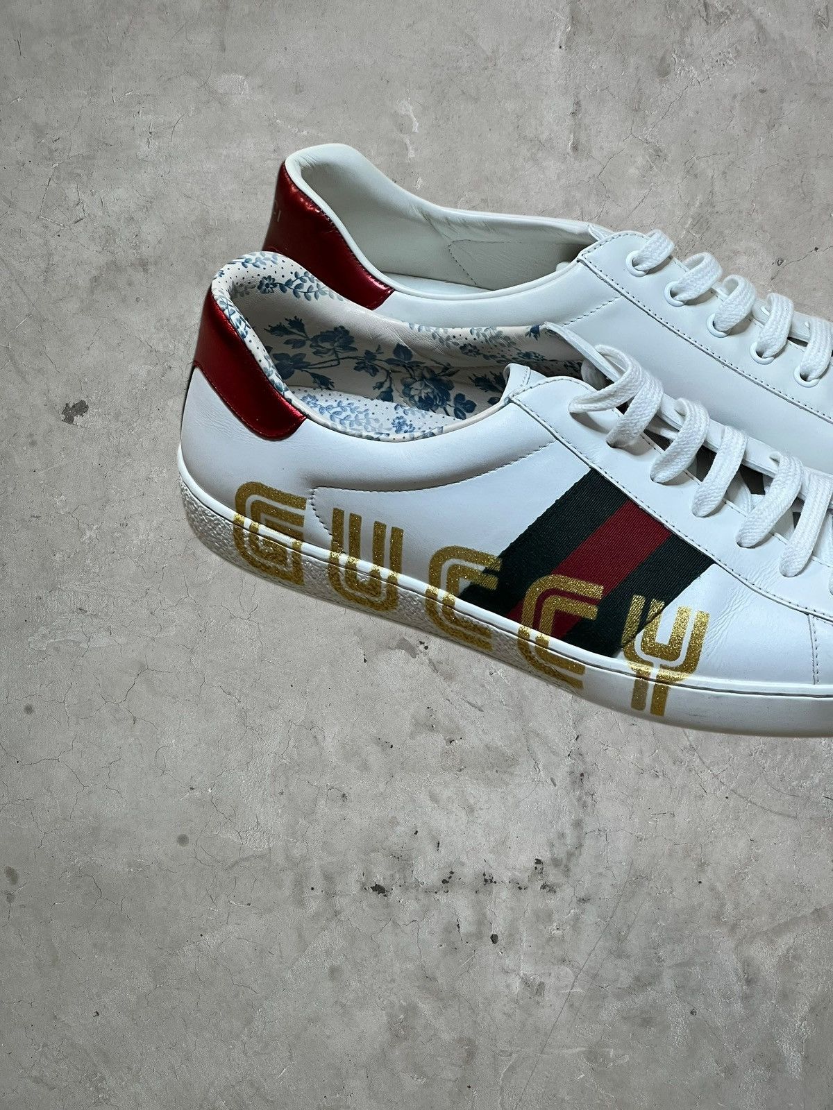 Gucci Gucci Mismatch Leather Sneakers Size US 12 / EU 45 - 2 Thumbnail