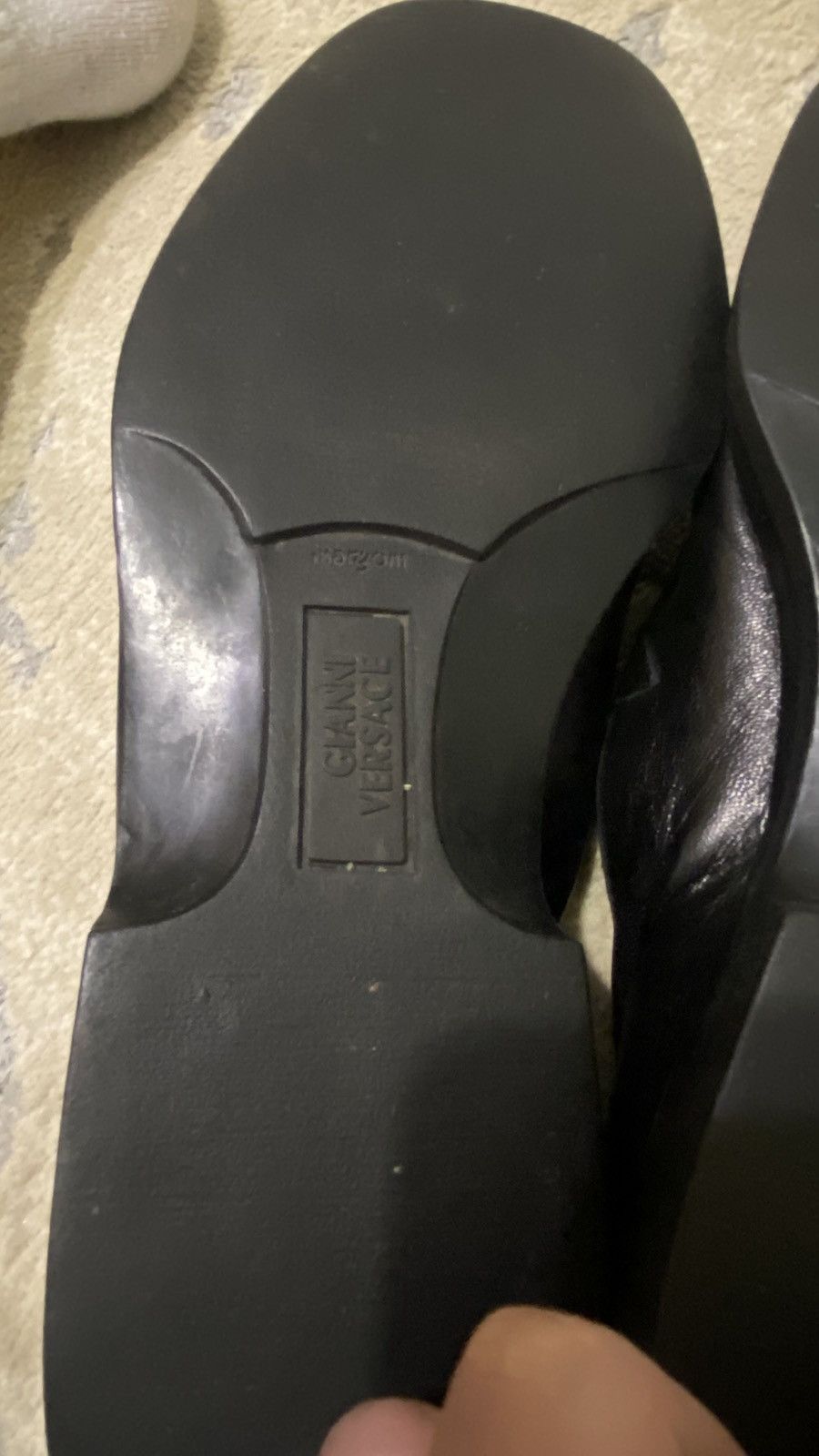 Other Vintage Gianni Versace Leather Shoes Margom Made in Italy Size US 8 / EU 41 - 10 Thumbnail