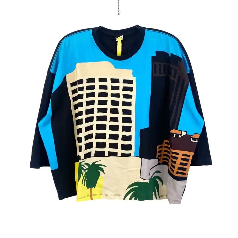 Loewe Loewe Multicolor Cotton Women's Sweatshirt 0089 Size XS / US 0-2 / IT 36-38 - 1 Thumbnail